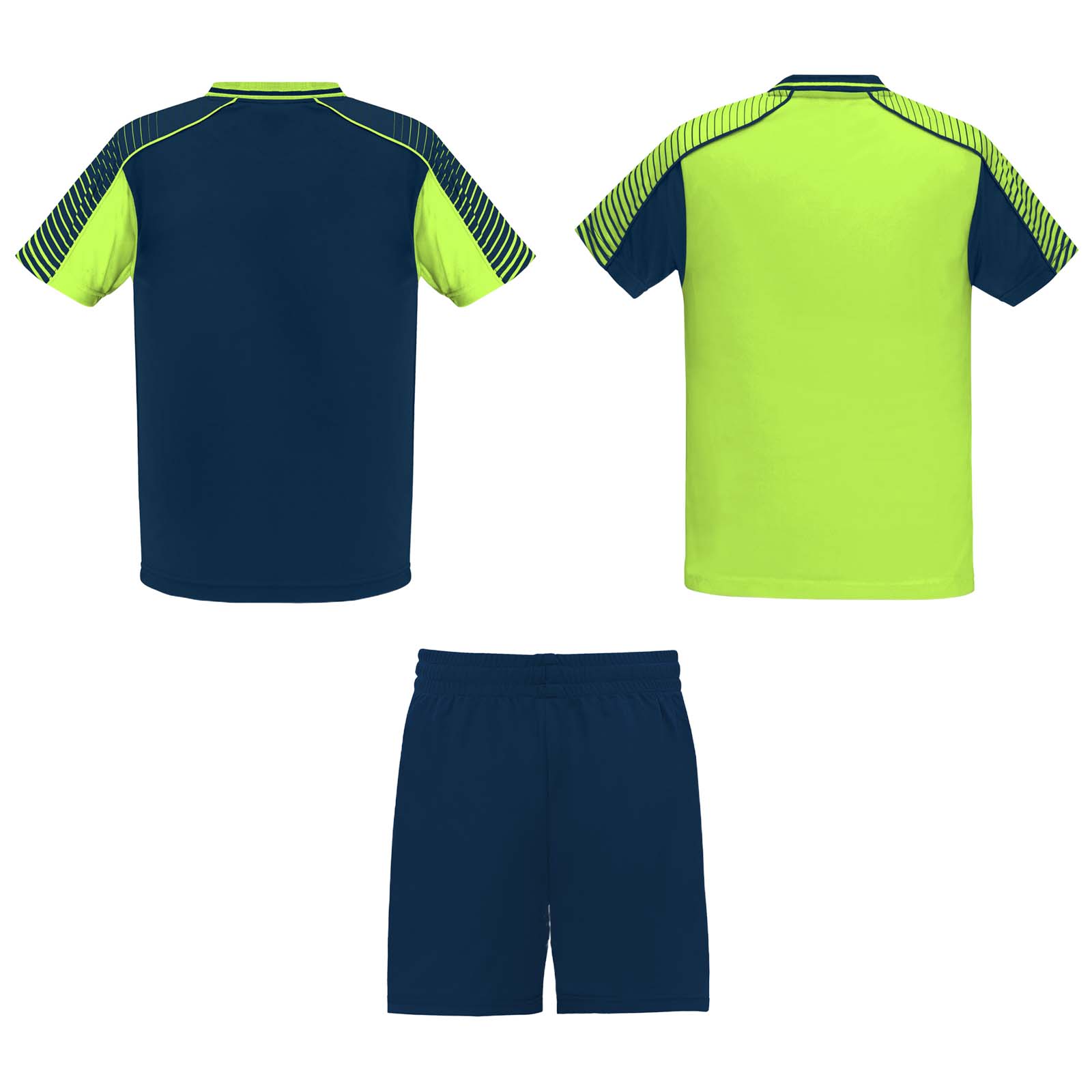 Juve 140 g/m² Sport-Set für Kinder fluorgrün, marineblau