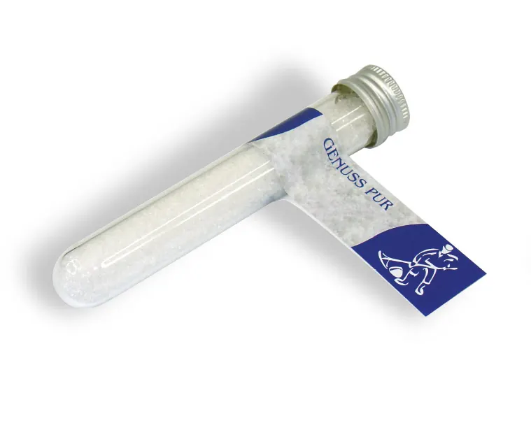 Reagenzglas Meersalz