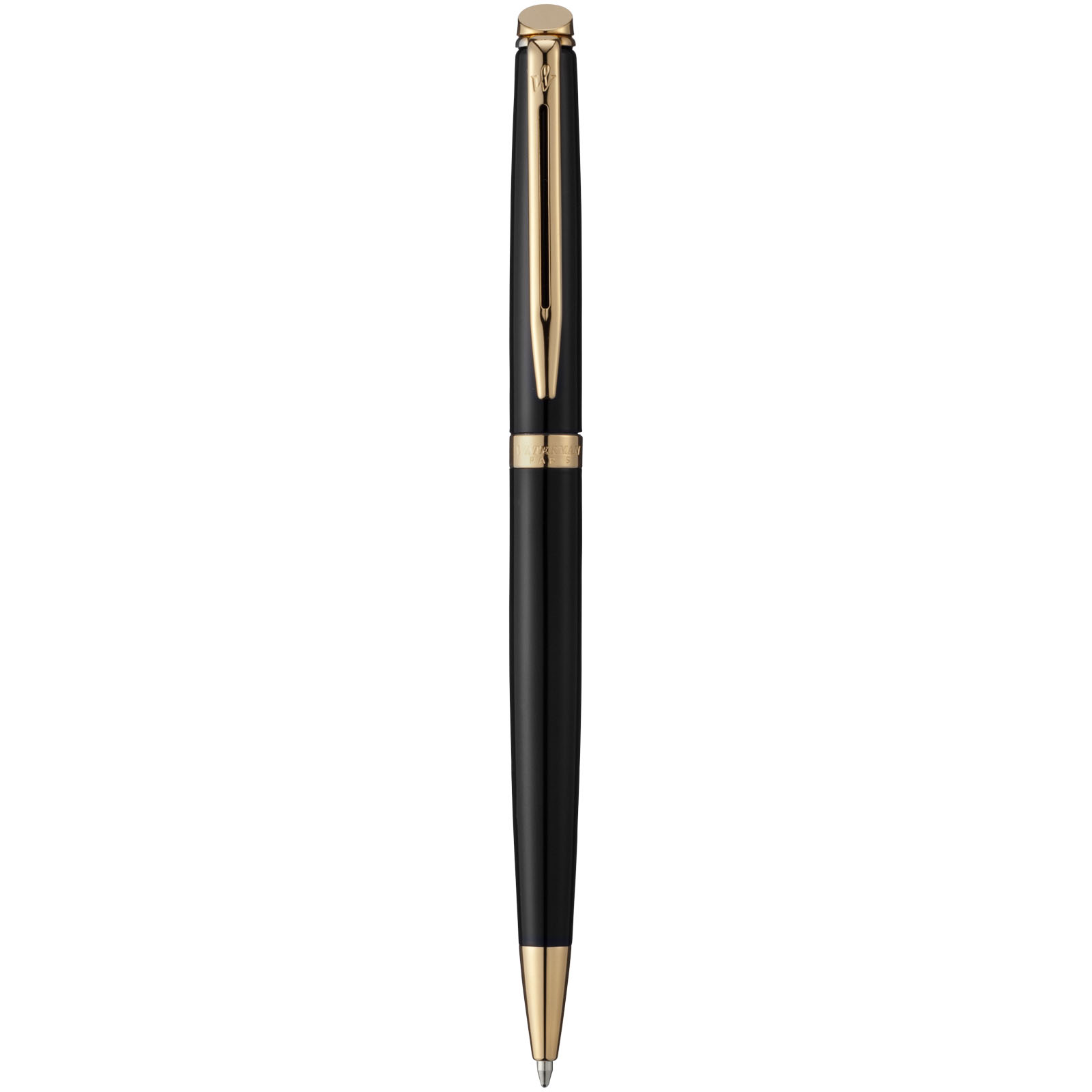 Waterman Hémisphère Kugelschreiber (blaue Mine) schwarz, gold