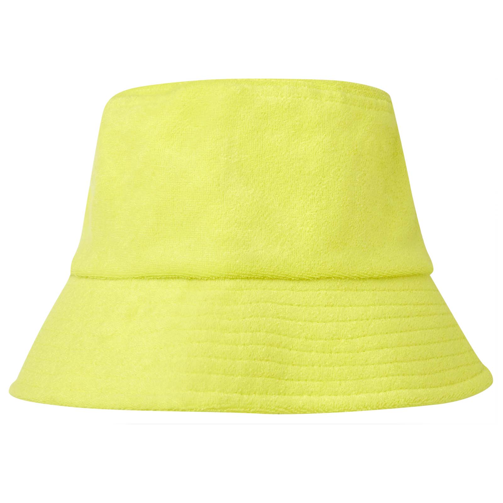 Melo 230 g/m² GRS-recycelter Sonnenhut aus Frottee limone