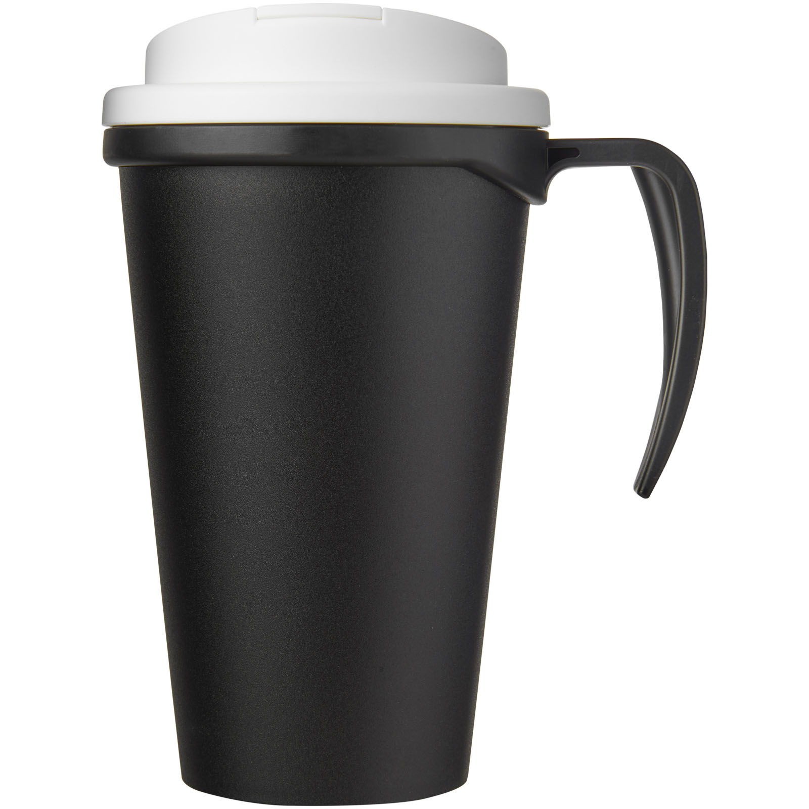 Americano® Grande 350 ml Isolierbecher mit auslaufsicherem Schraubverschluss schwarz, weiss
