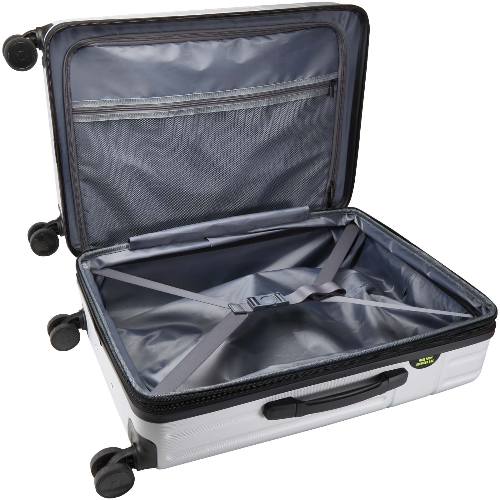 Rover 24" GRS-recycelter, erweiterbarer Trolley 70 L silber