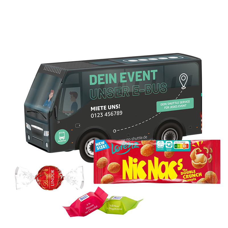 3D-Präsent Bus, Lorenz Nic Nac's Erdnüsse