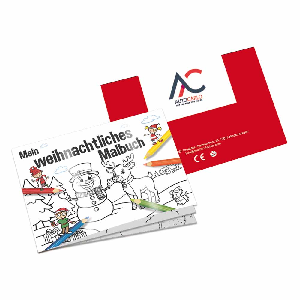 Malbuch Mini A7 - Weihnachtliches