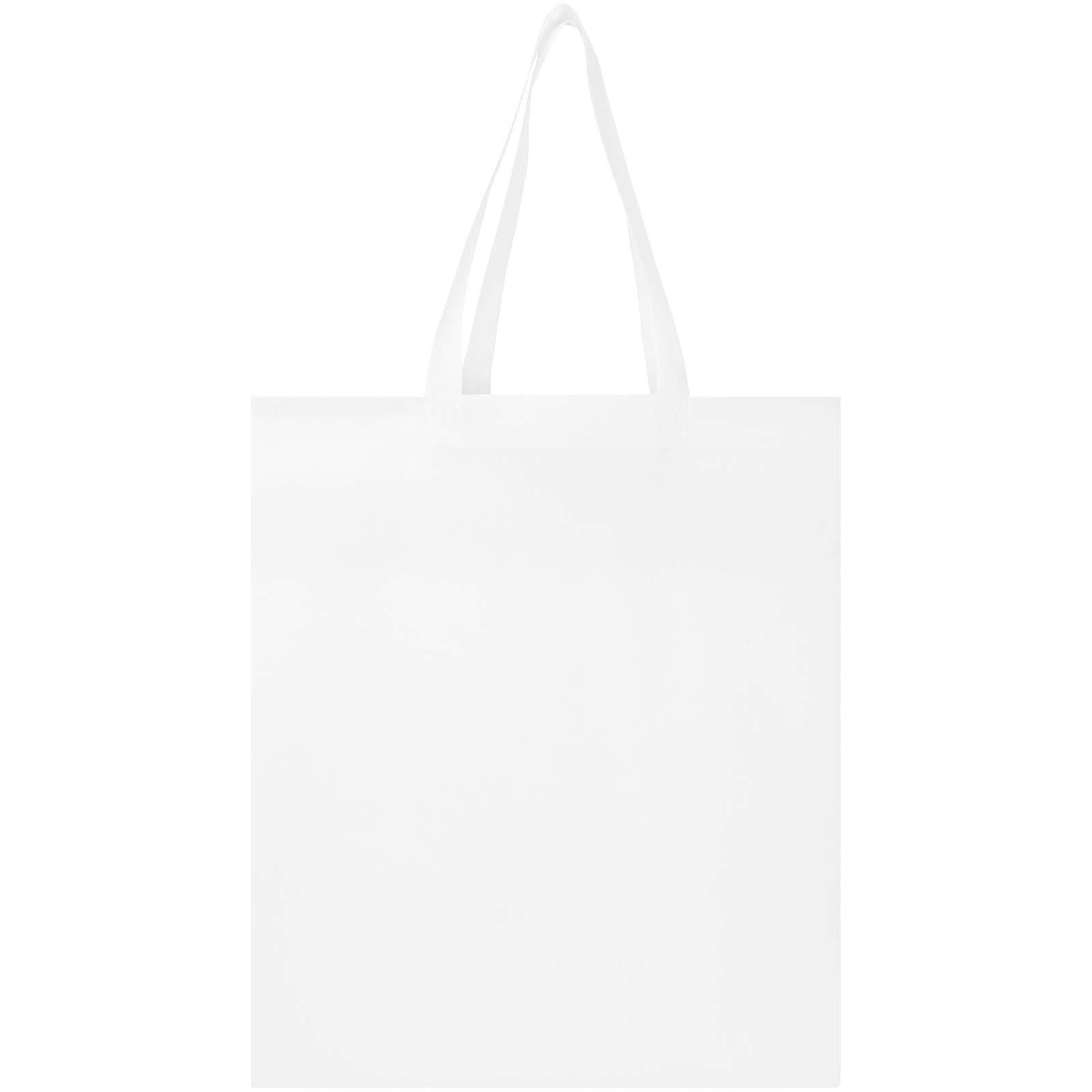 EcoSeal GRS-recycelte Nonwoven Tragetasche mit Zeitenfalten 12 L weiss