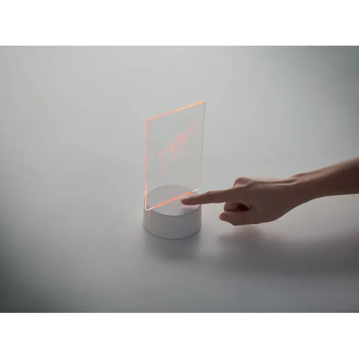 Memoboard mit LED-Beleuchtung