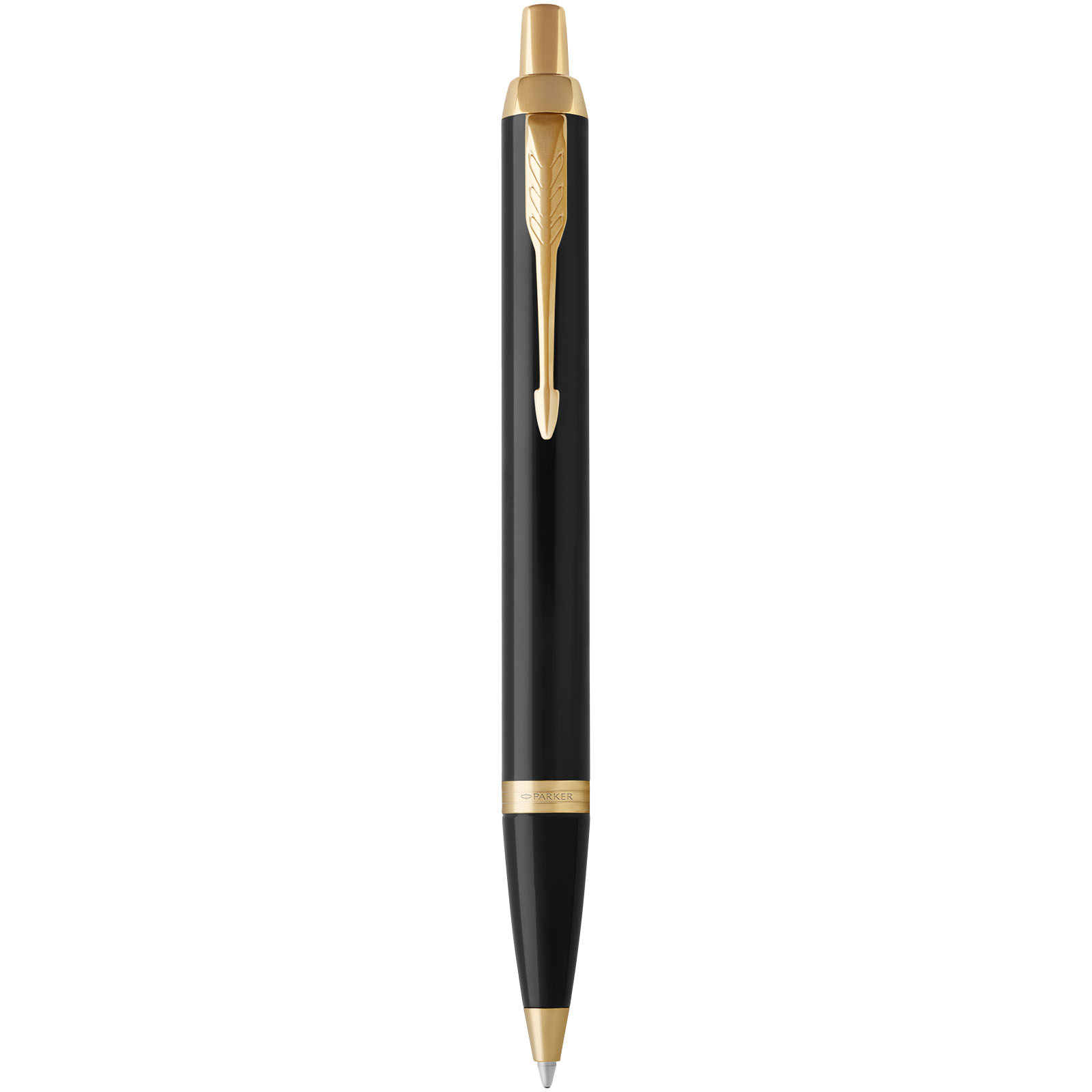 Parker IM Kugelschreiber (blaue Mine) schwarz, gold