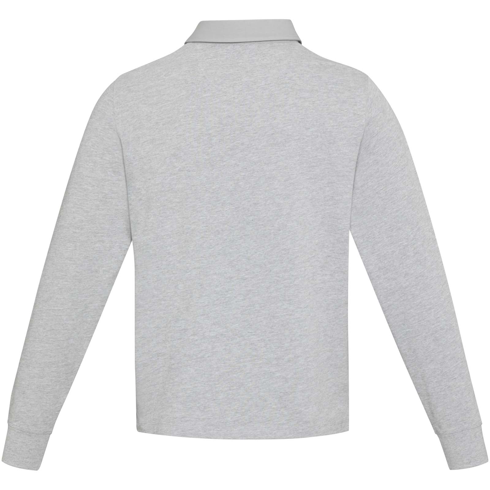 Clyde Rugby Polo Sweatshirt Unisex heather grau