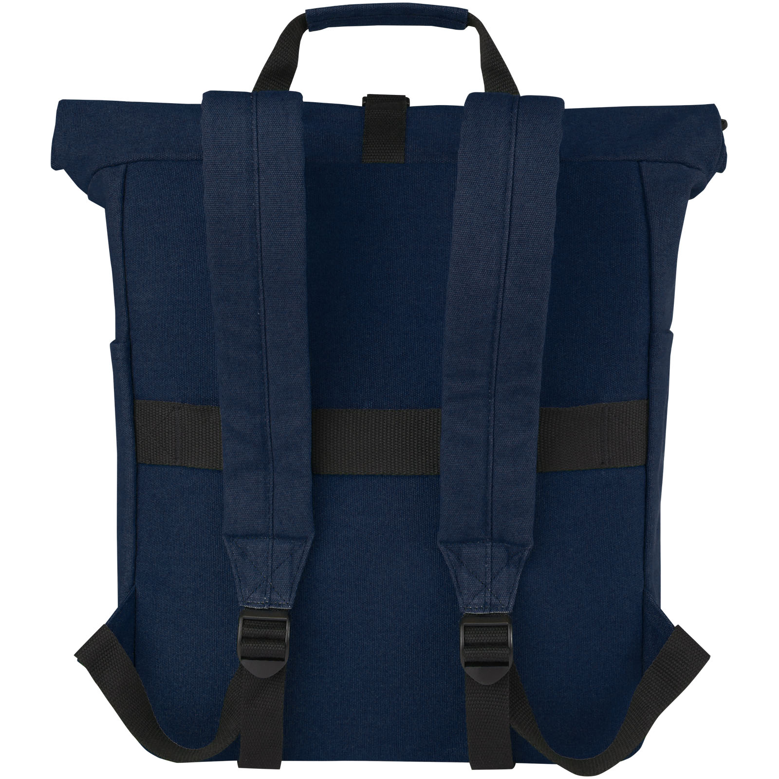 Joey 15" GRS Rolltop Laptoprucksack aus recyceltem Canvas 15 L navy