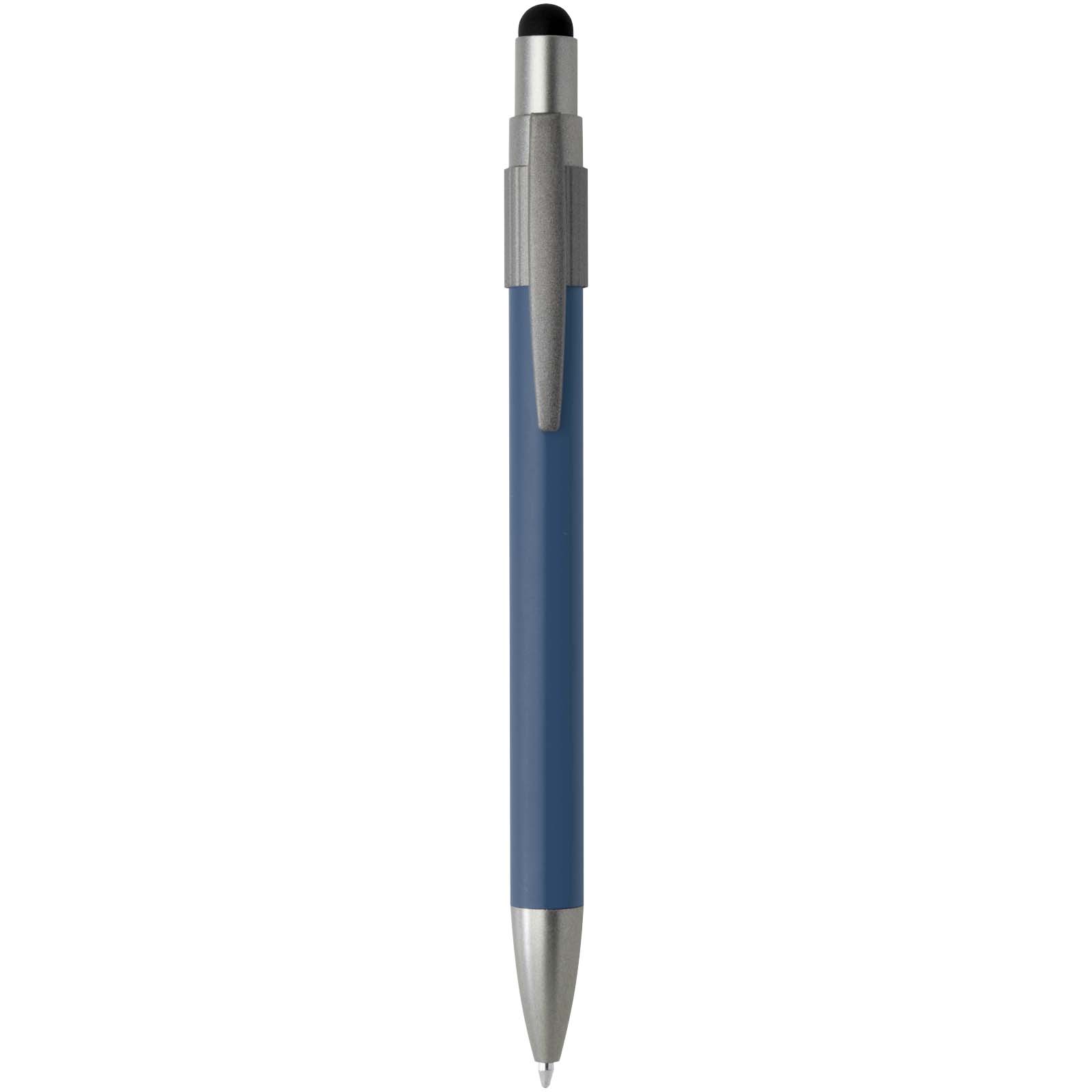 Rill RCS recycelter Kugelschreiber mit Stylus und Fidget Spinner (blaue Mine) Ozeanblau