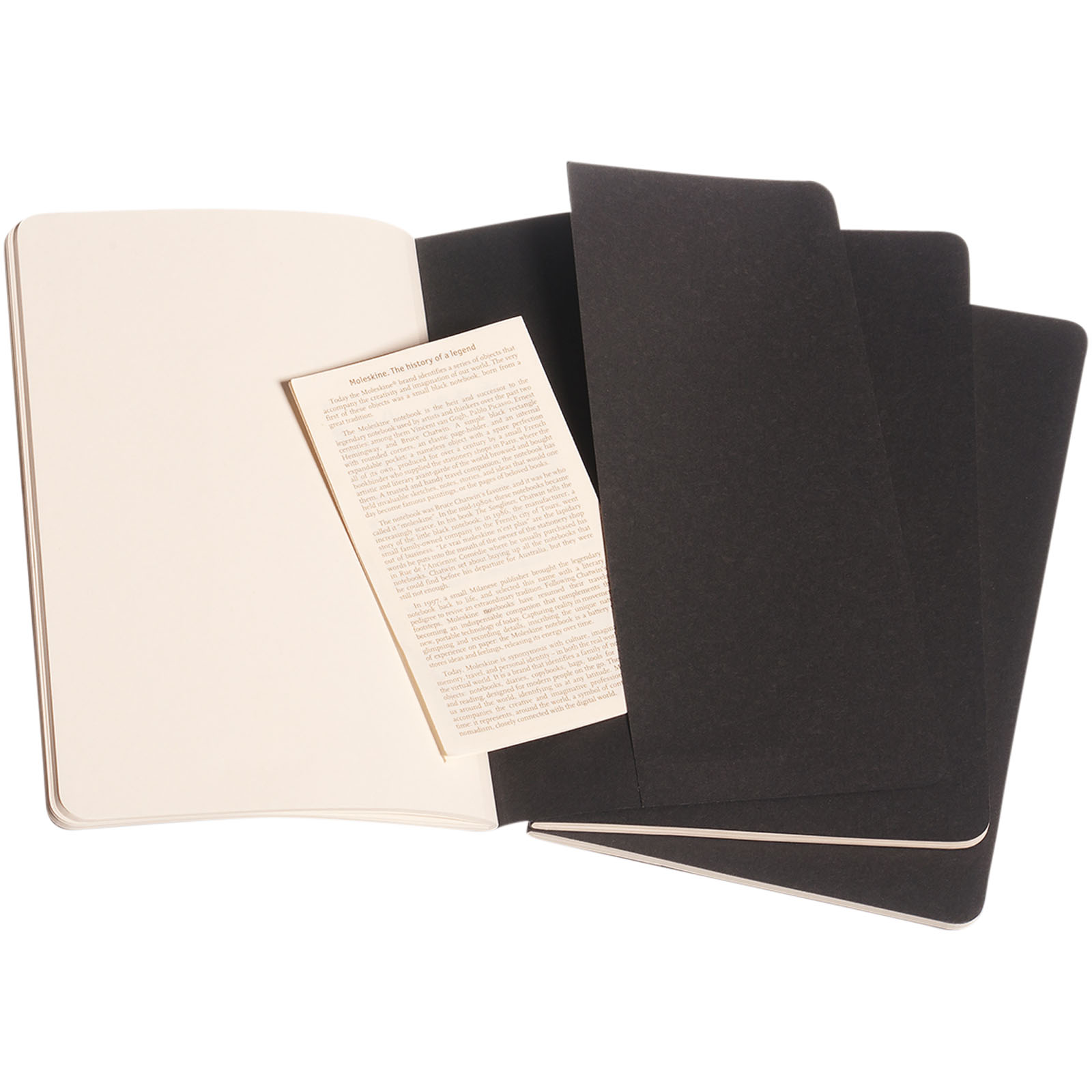 Moleskine Cahier Journal L – blanko schwarz