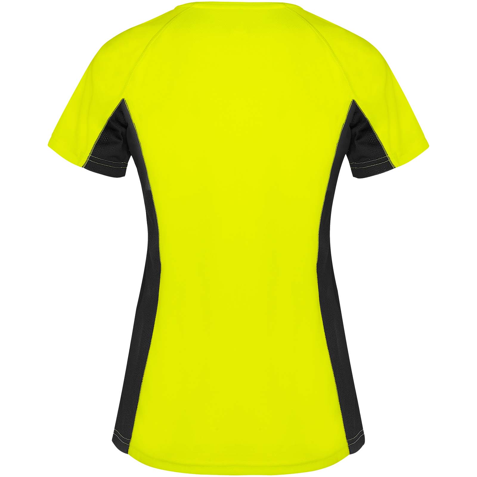 Shanghai 140 g/m² Sport T-Shirt für Damen fluorgelb, schwarz