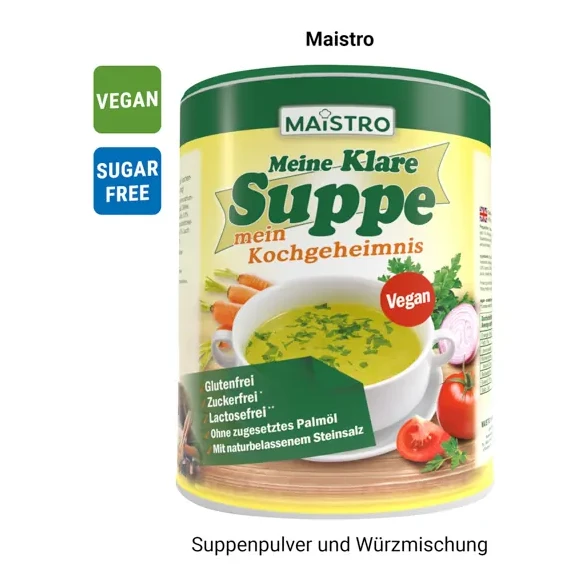 Werbekarte Midi, Maistro "MEINE KLARE SUPPE"