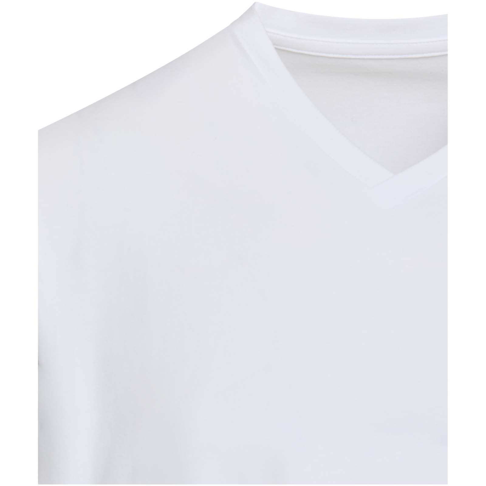 Balfour 200 g/m² Kurzärmeliges T-Shirt V-Ausschnitt Bio Baumwolle (OCS), unisex weiss
