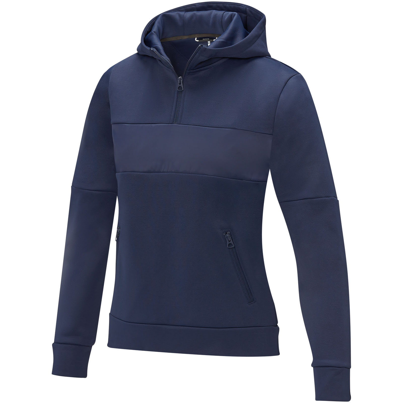 Sayan Kapuzenpullover mit halbem Reißverschluss für Damen navy
