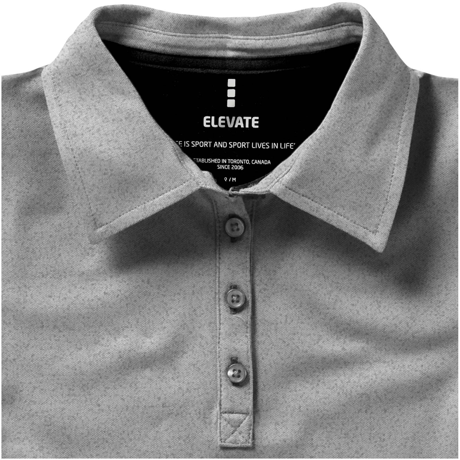 Markham 200 g/m² Stretch Poloshirt für Damen grau meliert