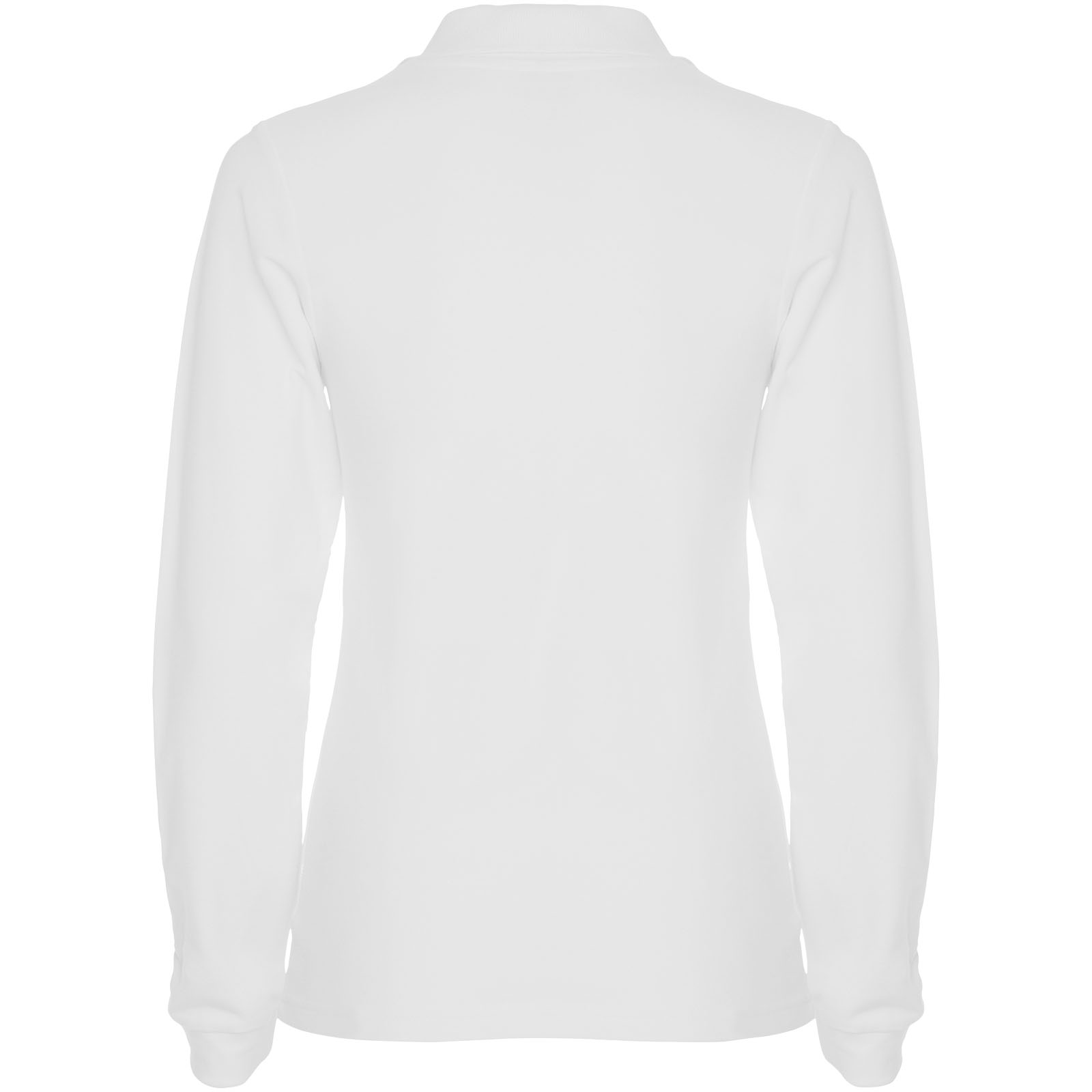 Estrella 220 g/m² Langarm Poloshirt für Damen weiss