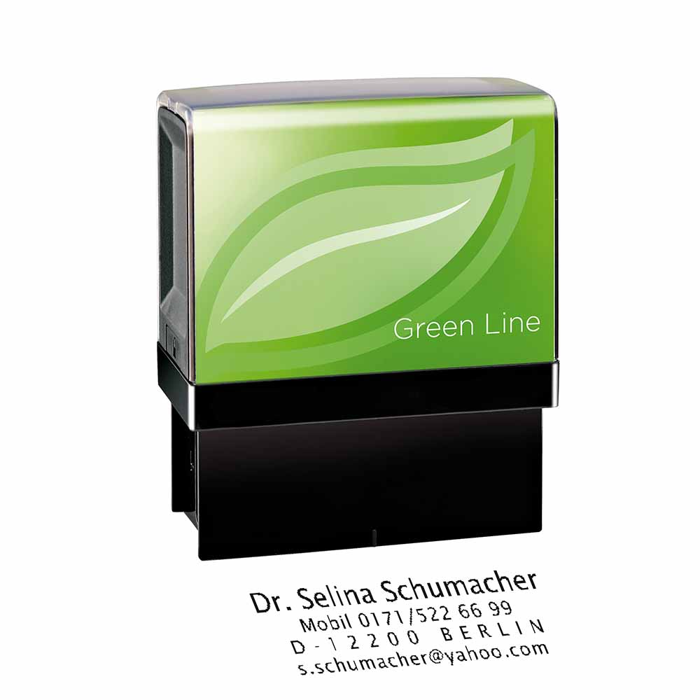 Stempelautomat "Printer Green Line" - Printer 20 - mit Digitaldruck