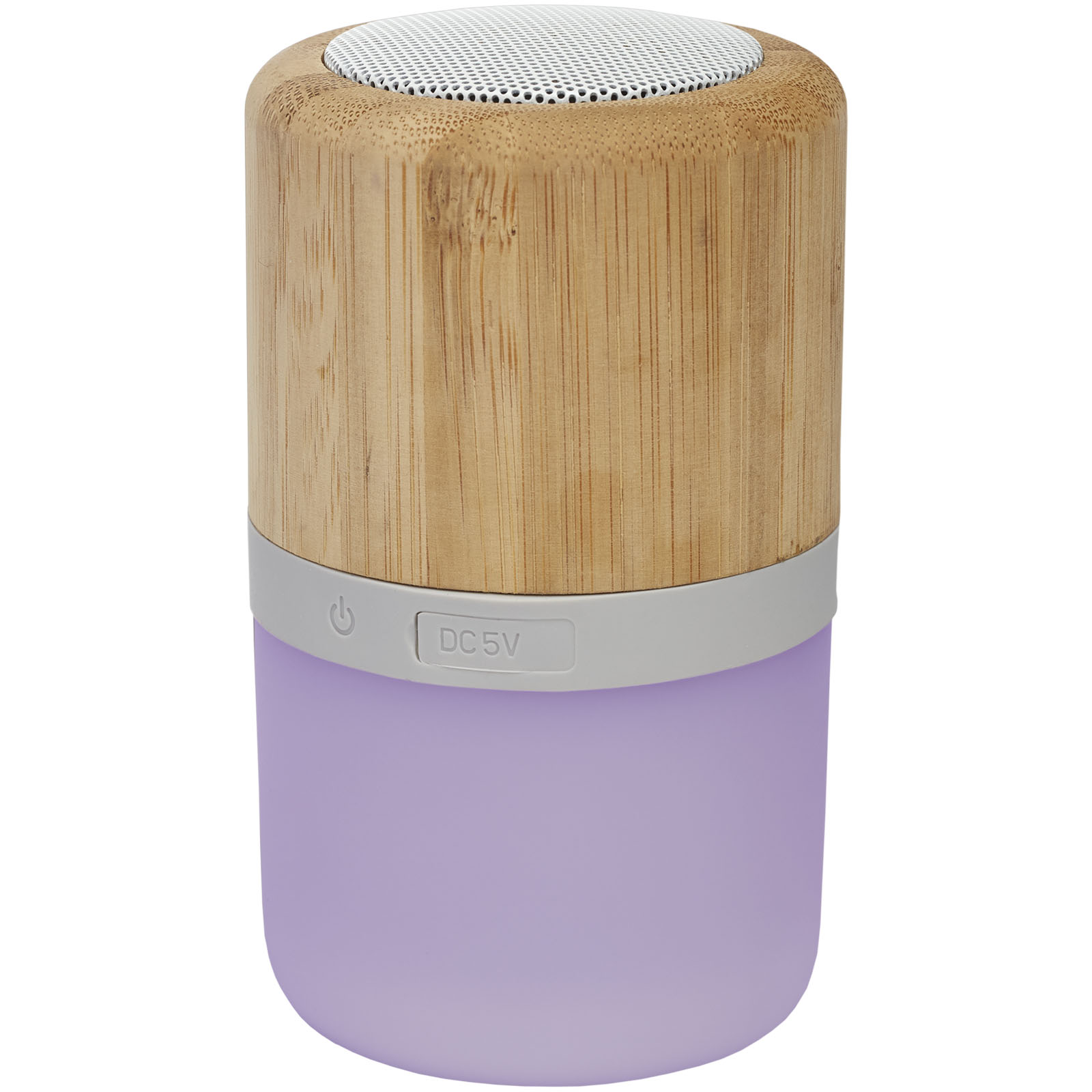 Aurea Bluetooth® Lautsprecher aus Bambus mit Licht natur