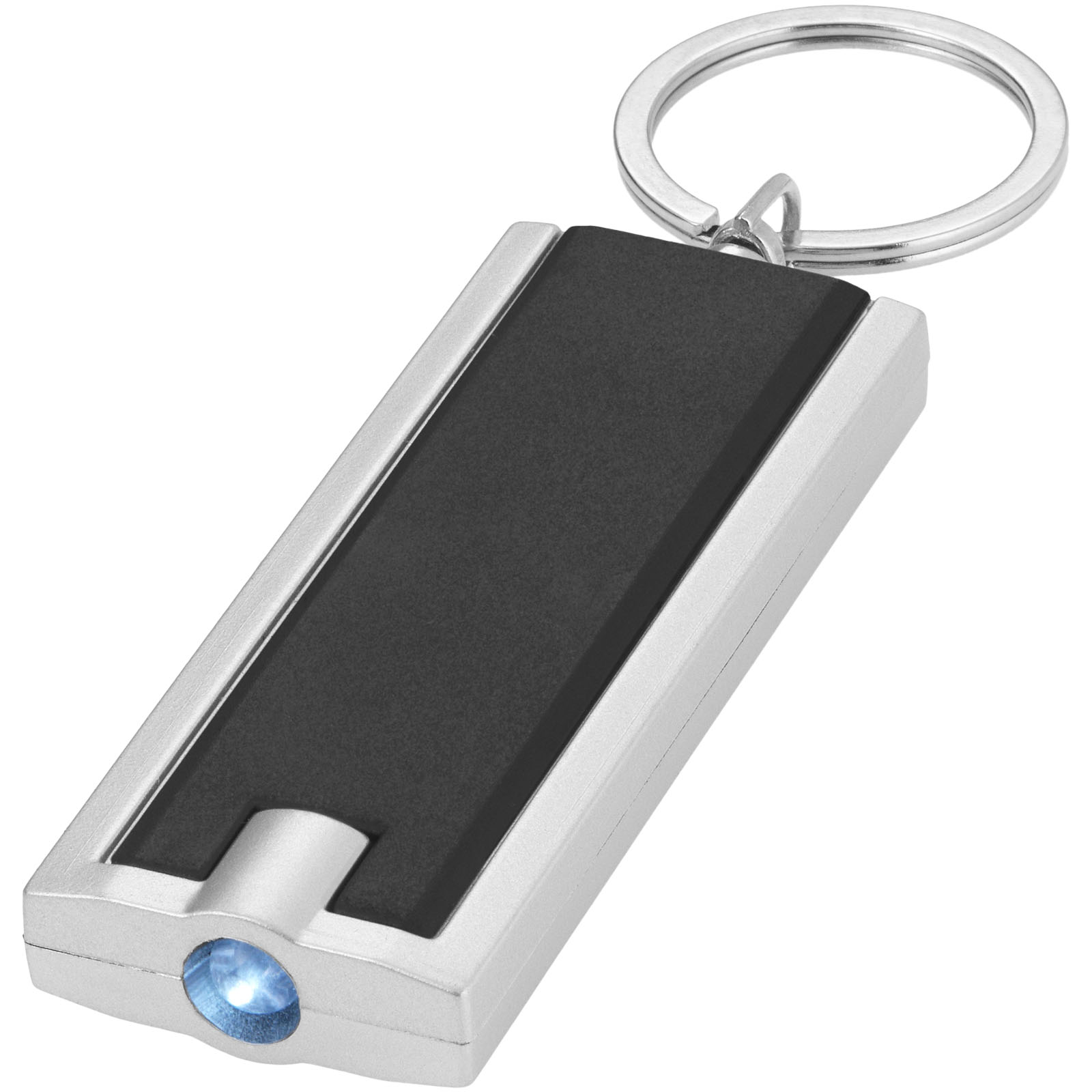 Castor LED-Schlüssellicht schwarz, silber