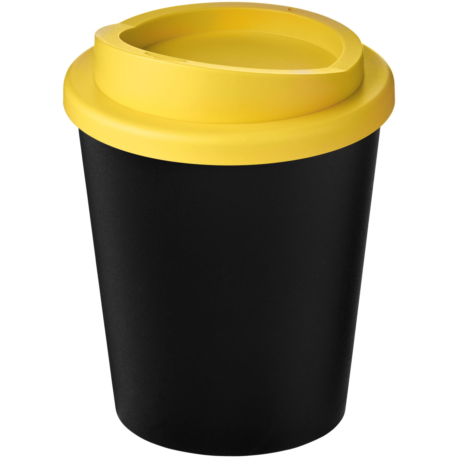 Americano® Espresso Eco 250 ml recycelter Isolierbecher schwarz, gelb