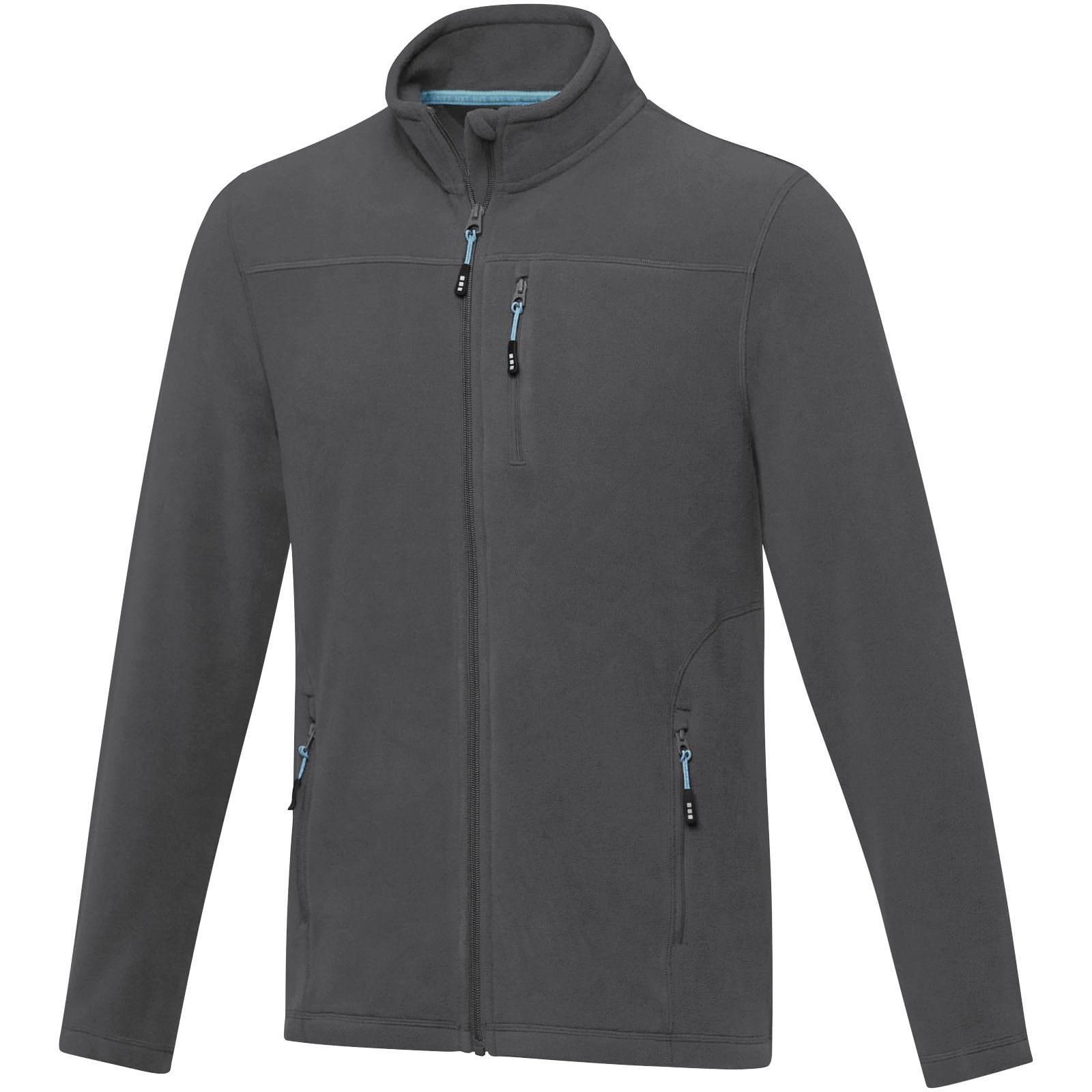 Amber GRS recycelte Fleecejacke für Herren storm grey