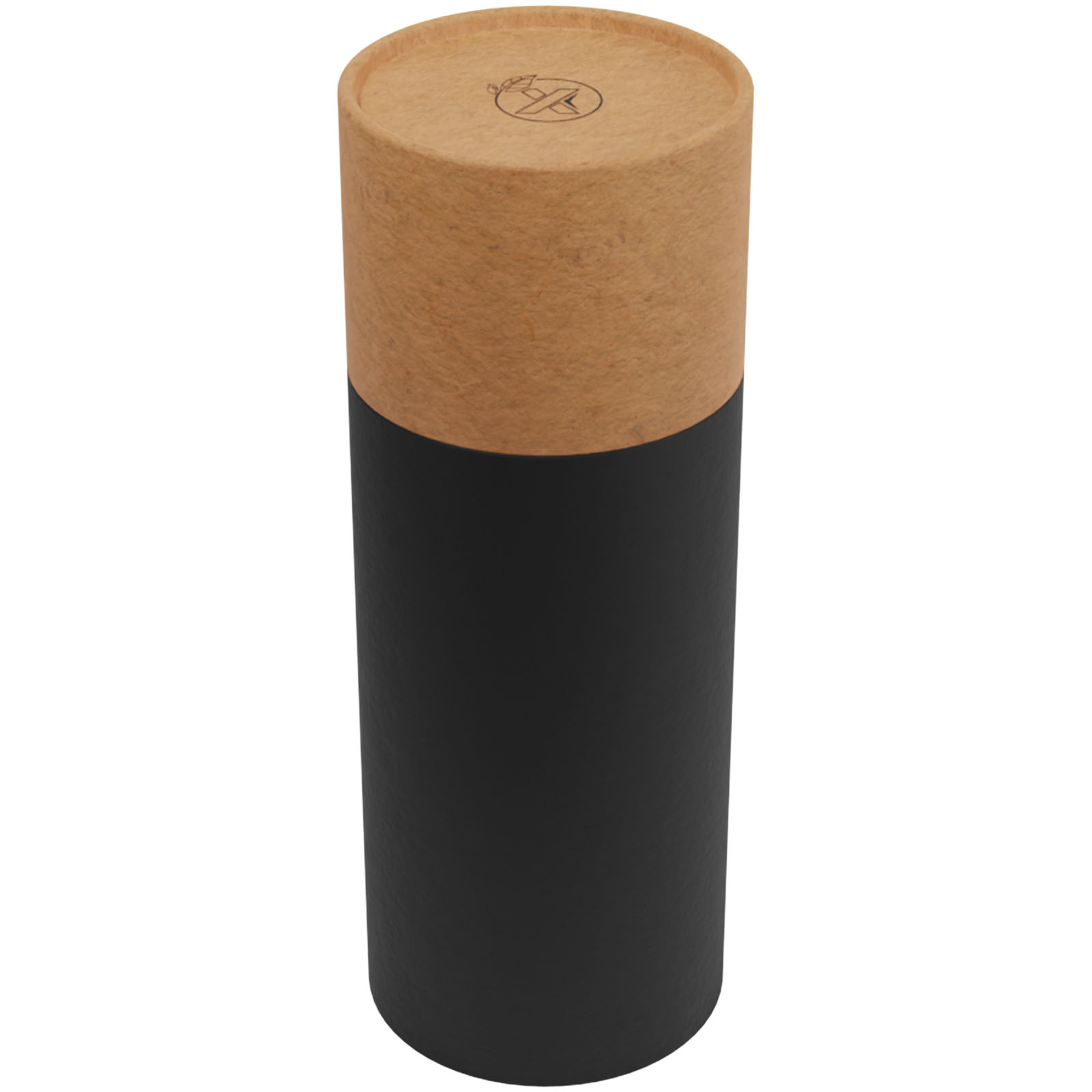 SCX.design D11 500 ml Smart Flasche  aus Bambus mit Leuchtlogo holz