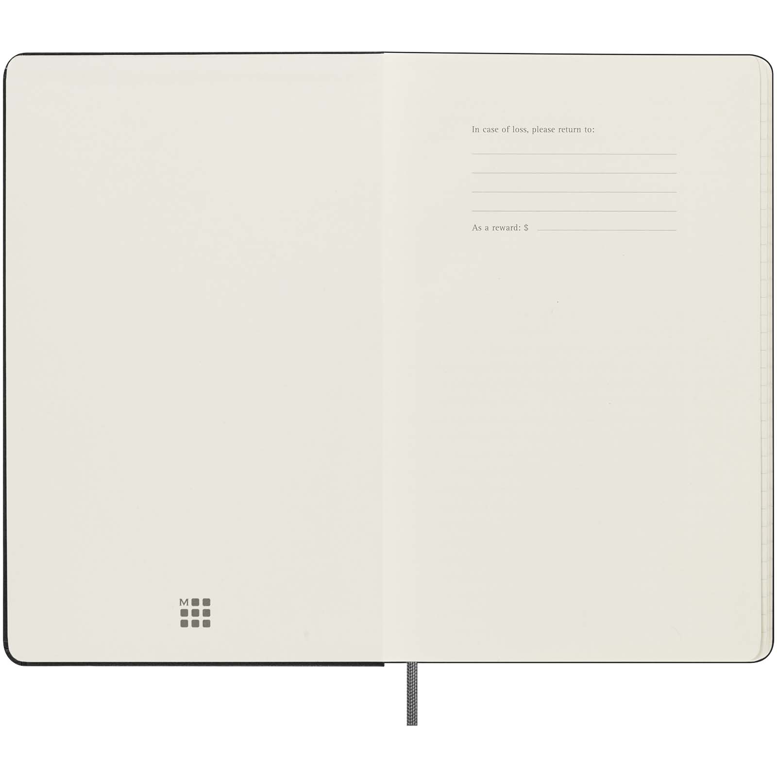 Moleskine Hardcover Wochenplaner L, undatiert schwarz
