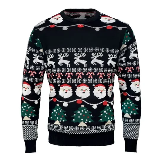 Weihnachts-LED-Pullover S/M
