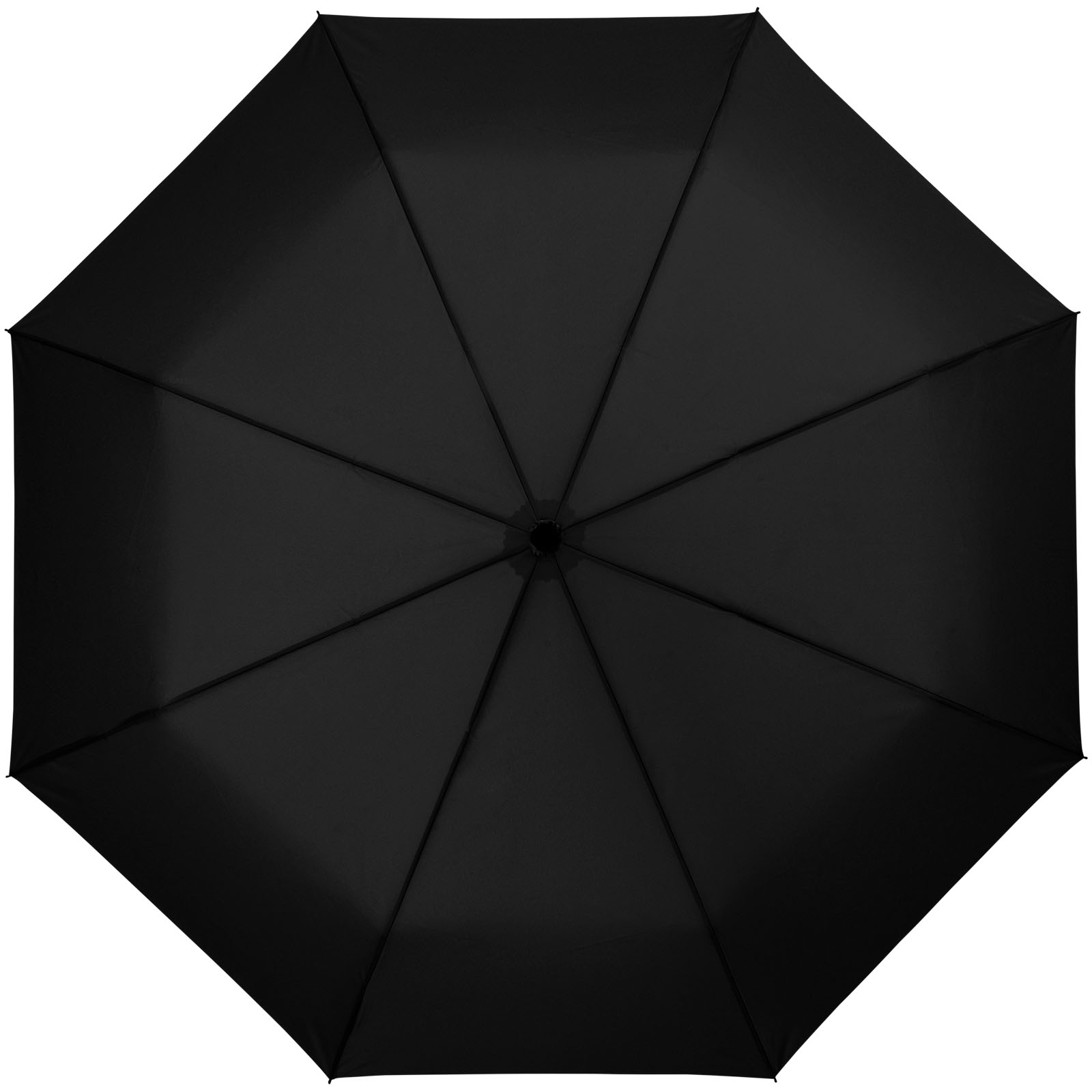 Wali 21" Automatik Kompaktregenschirm schwarz