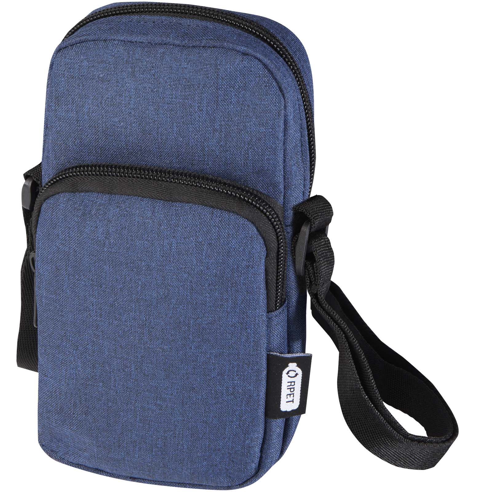 Ross Handytasche aus recyceltem GRS-Material heather navy