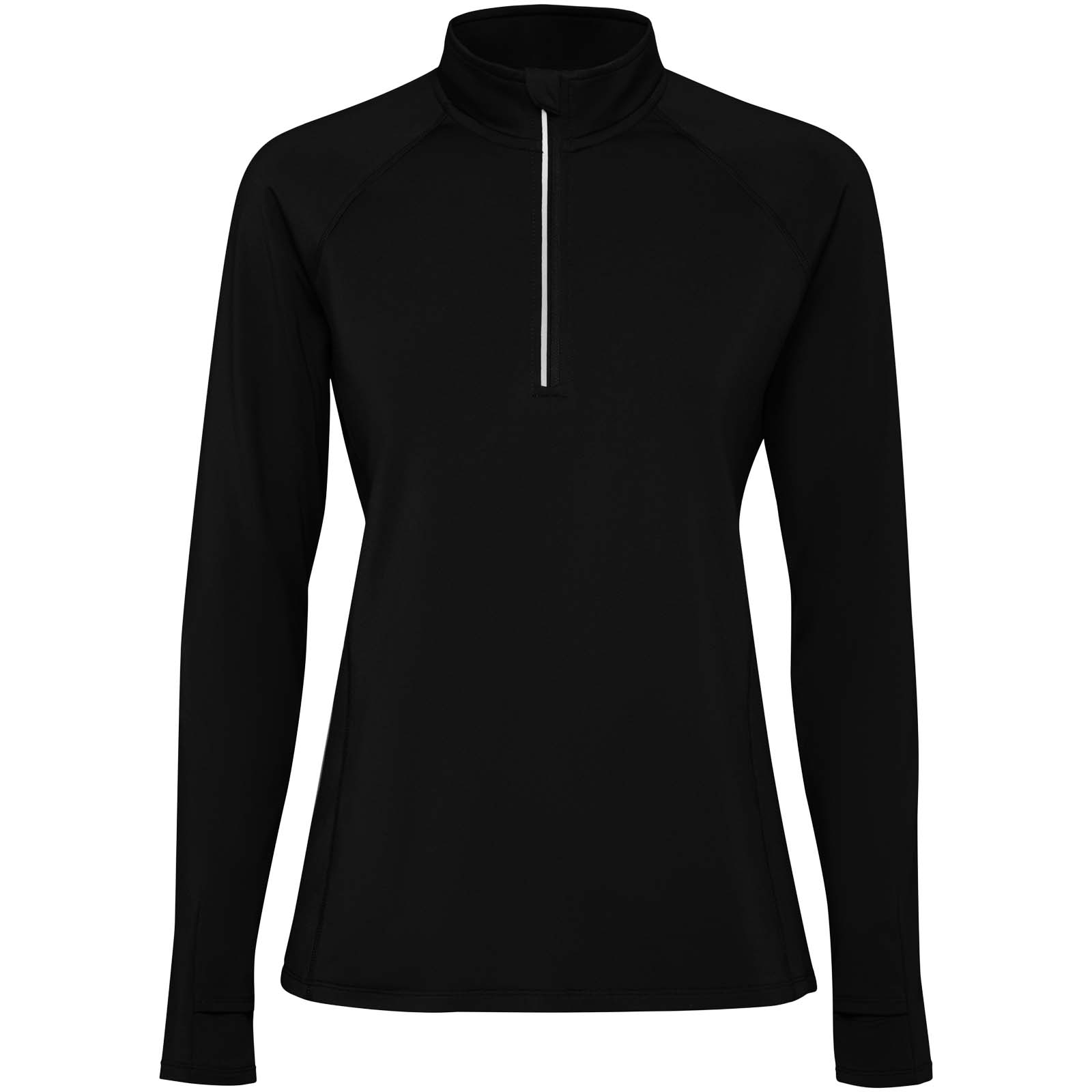 Estambul 200 g/m² Half-Zip Sweatshirt für Damen schwarz
