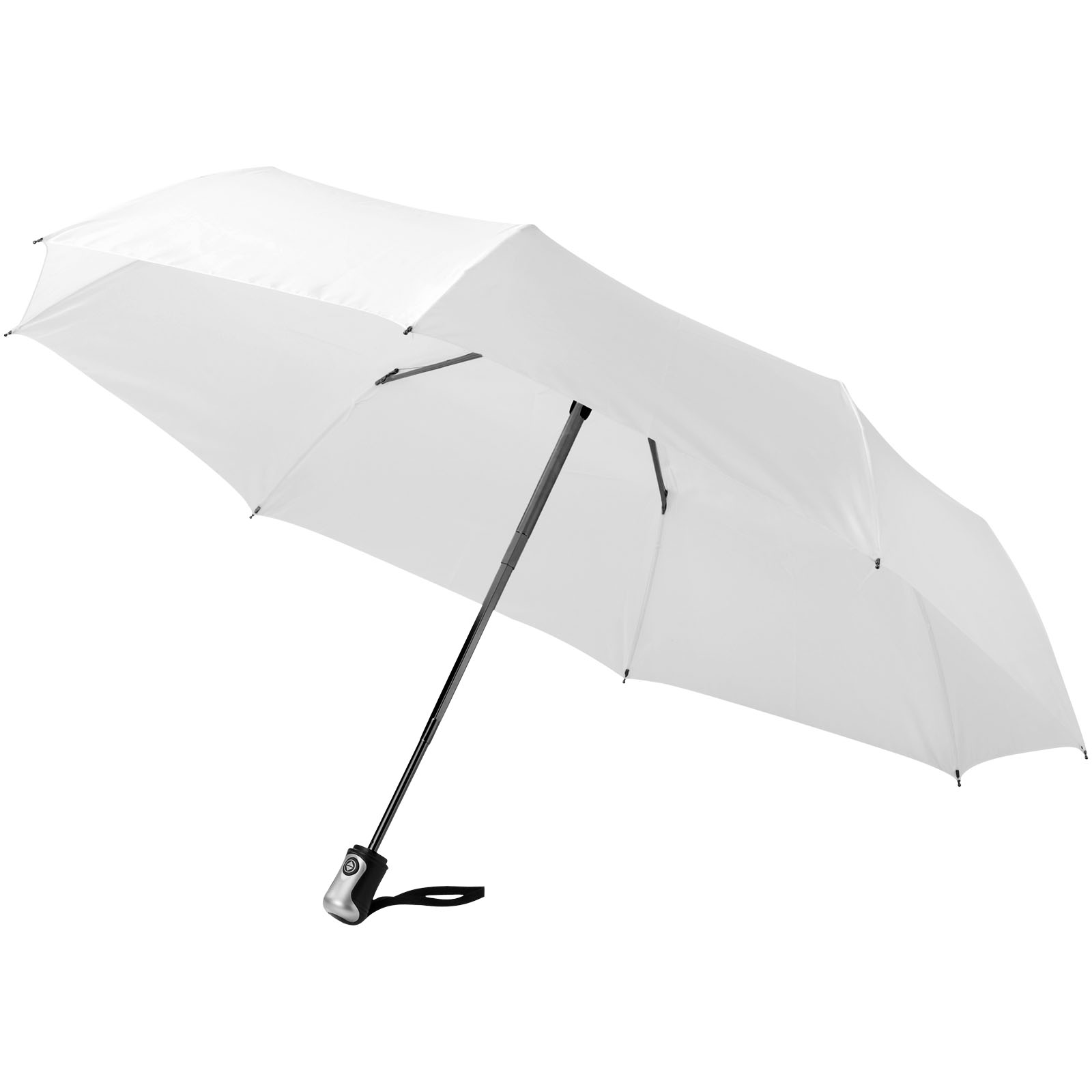 Alex 21,5" Vollautomatik Kompaktregenschirm weiss