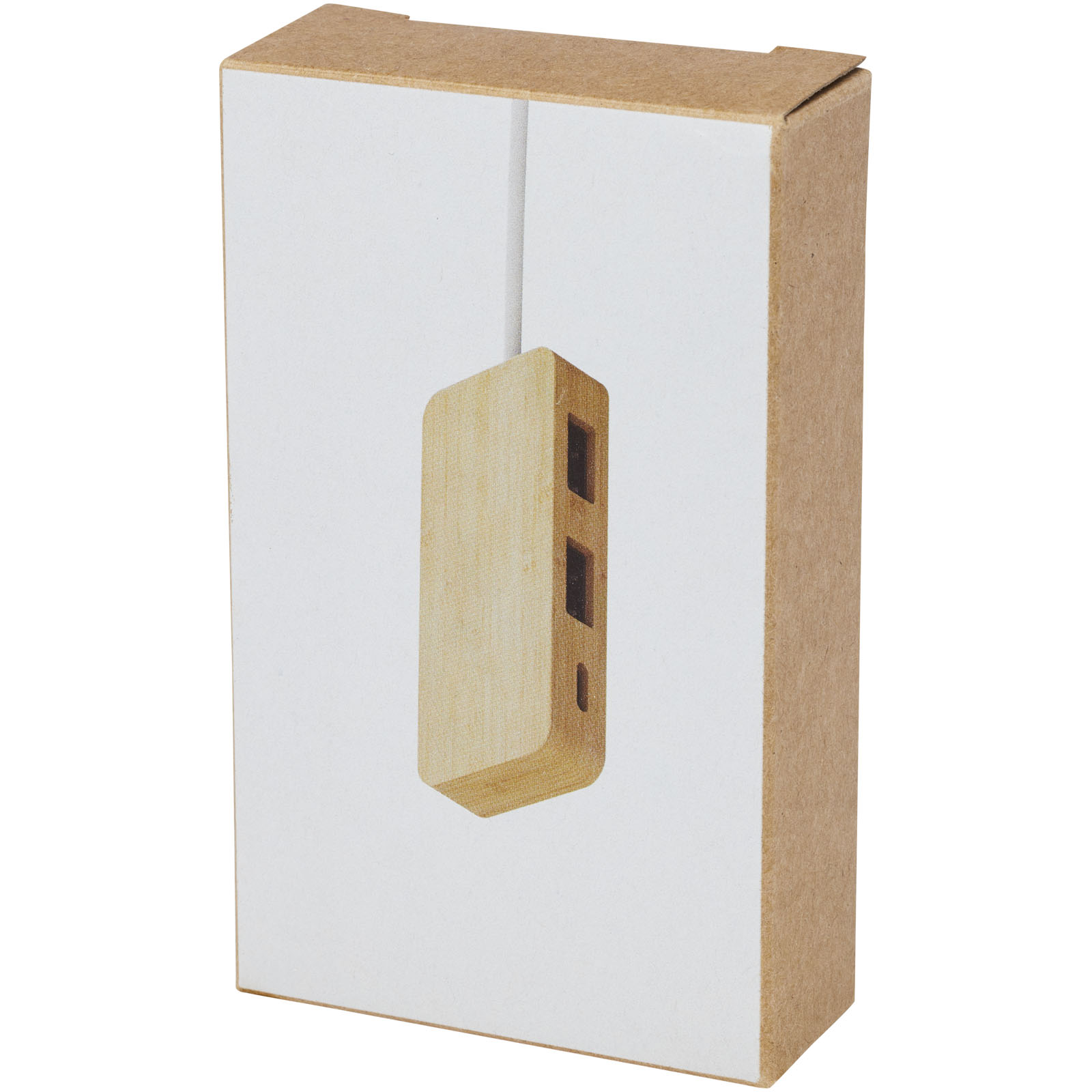 Tapas USB-Hub aus Bambus natur