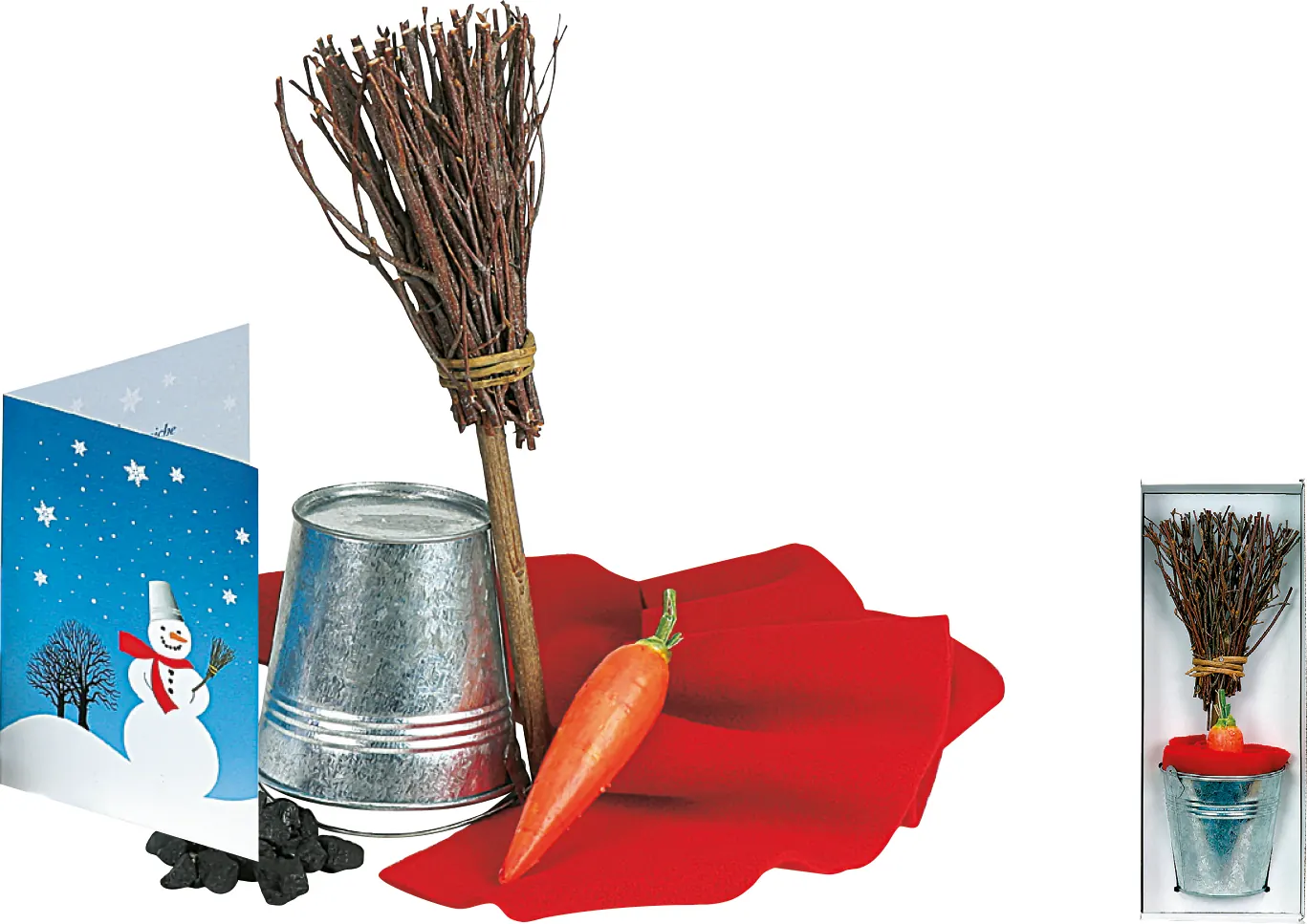 Schneemann-Bau-Set