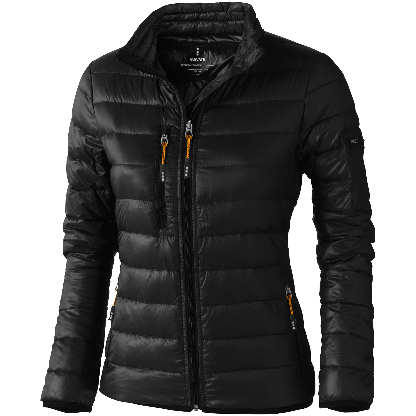 Scotia leichte Daunenjacke für Damen schwarz