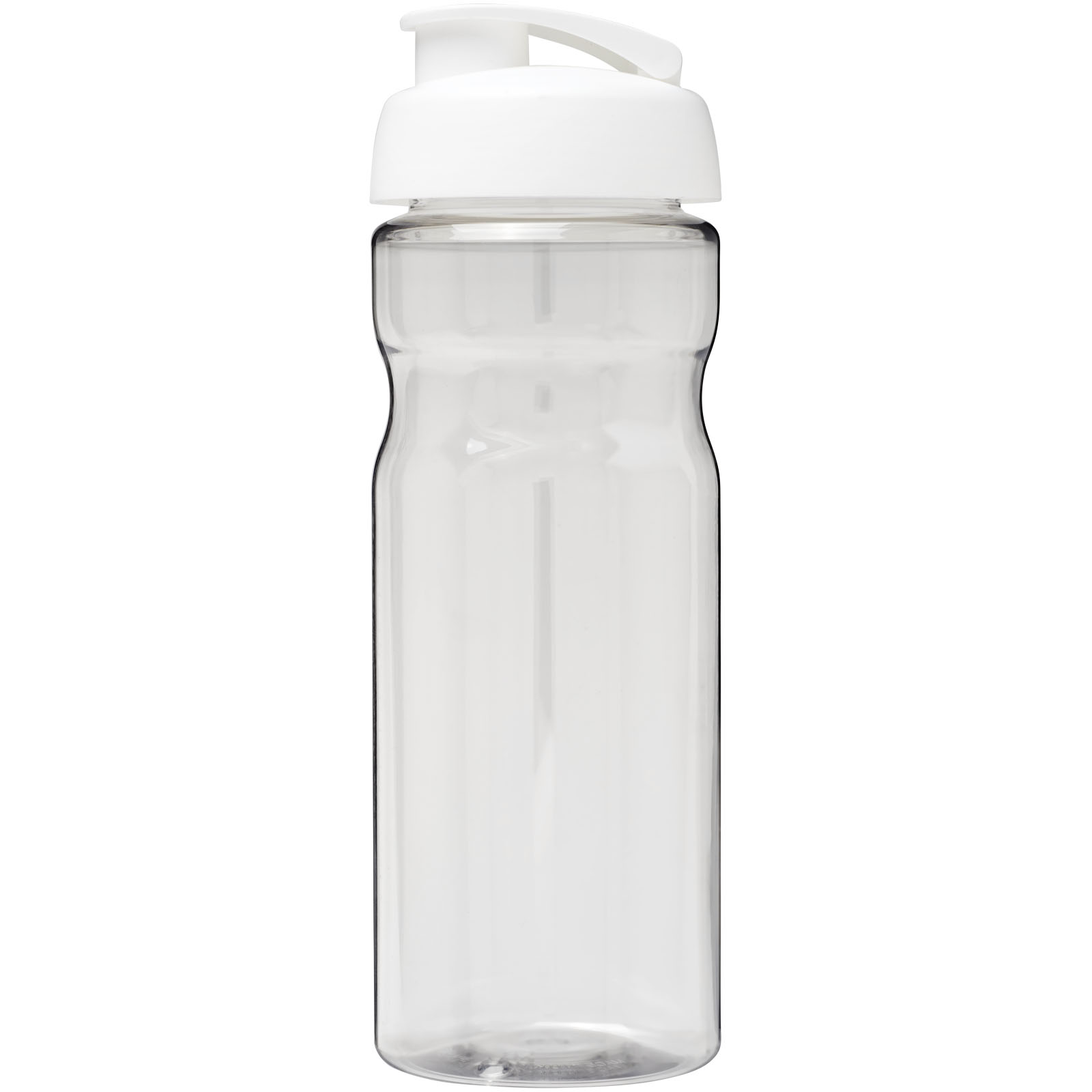 H2O Active® Base 650 ml Sportflasche mit Klappdeckel transparent, weiss