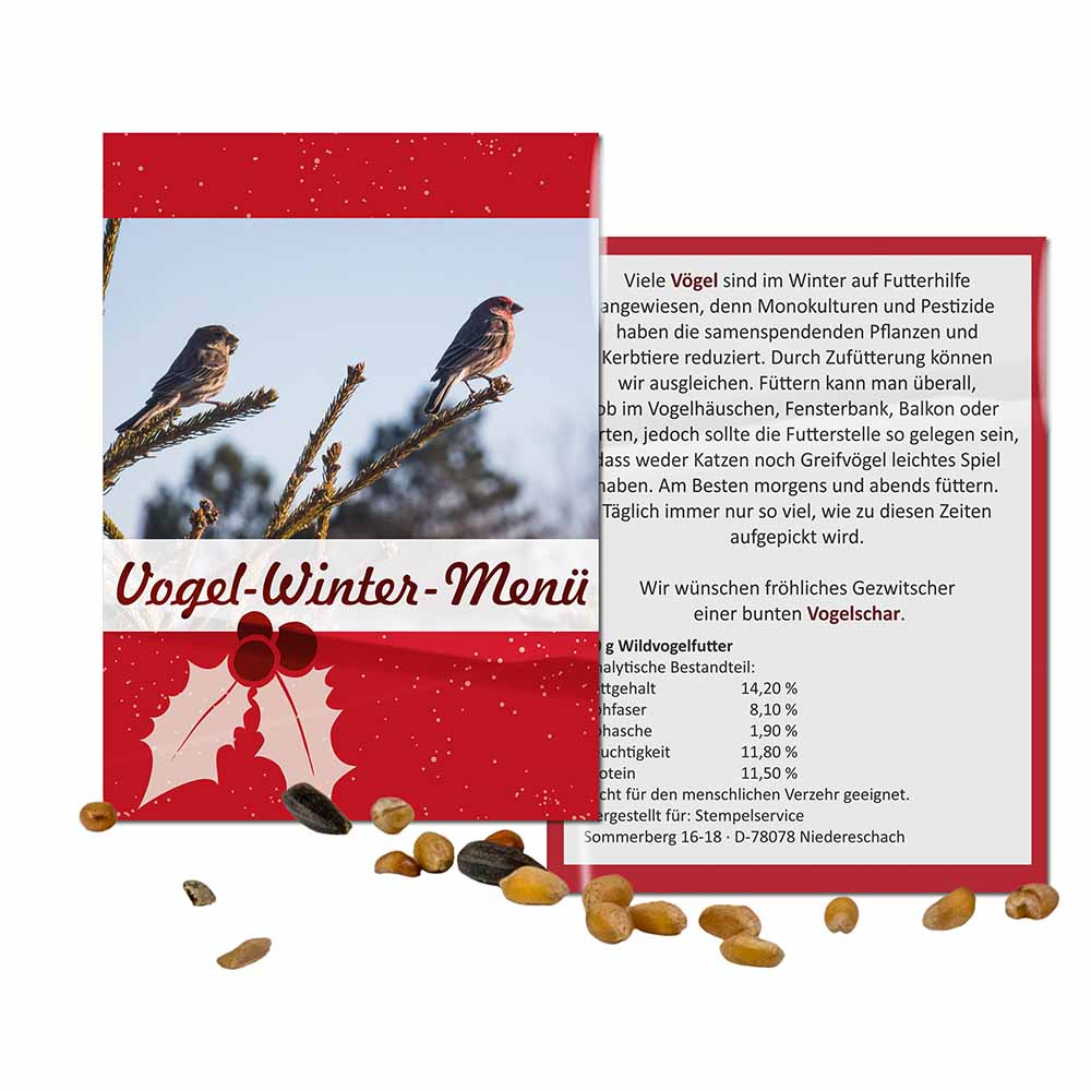 Vogelfutter-Tütchen - Individuell