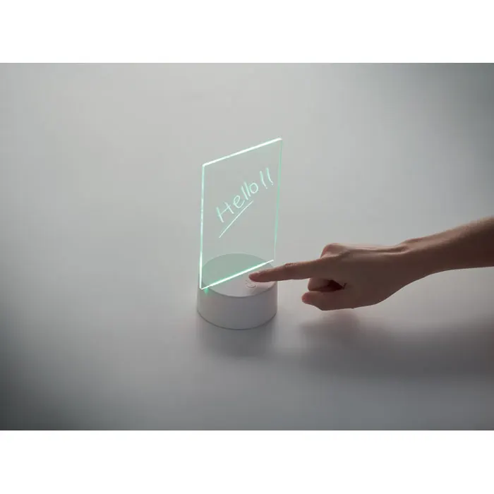 Memoboard mit LED-Beleuchtung
