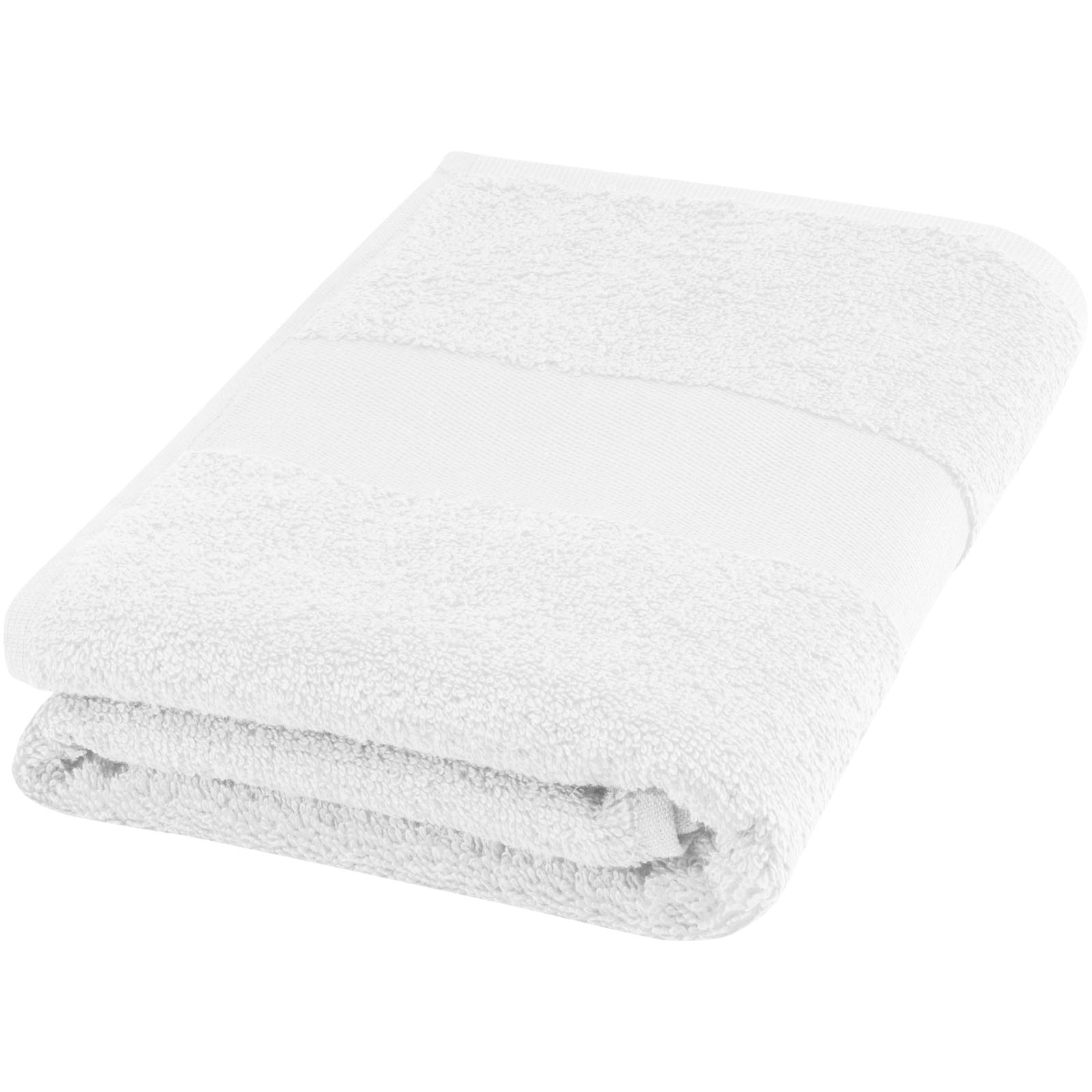 Charlotte 450 g/m² Baumwollhandtuch 50 x 100 cm weiss