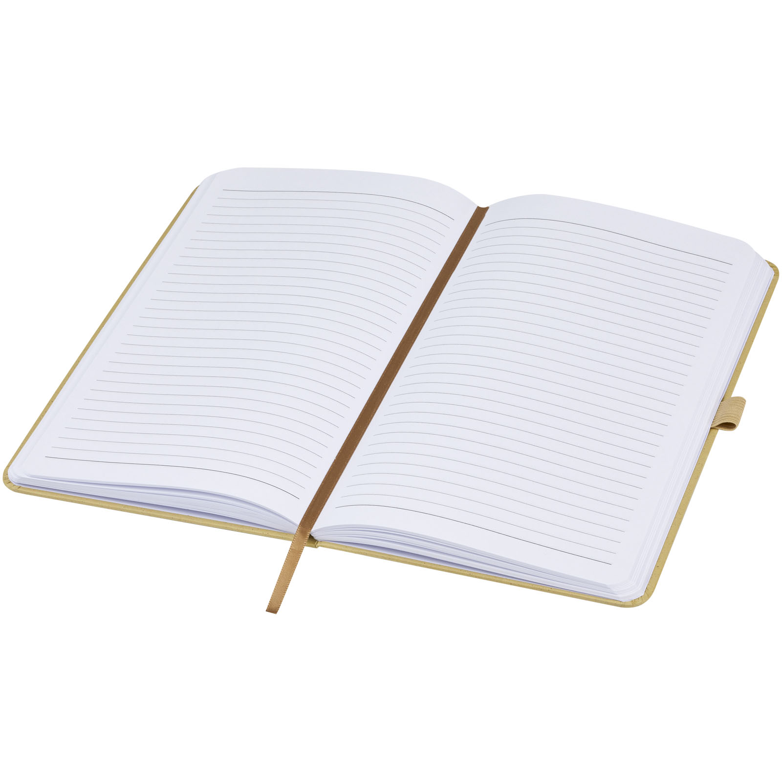 Fabianna Hardcover Notizbuch aus Crush-Papier olive