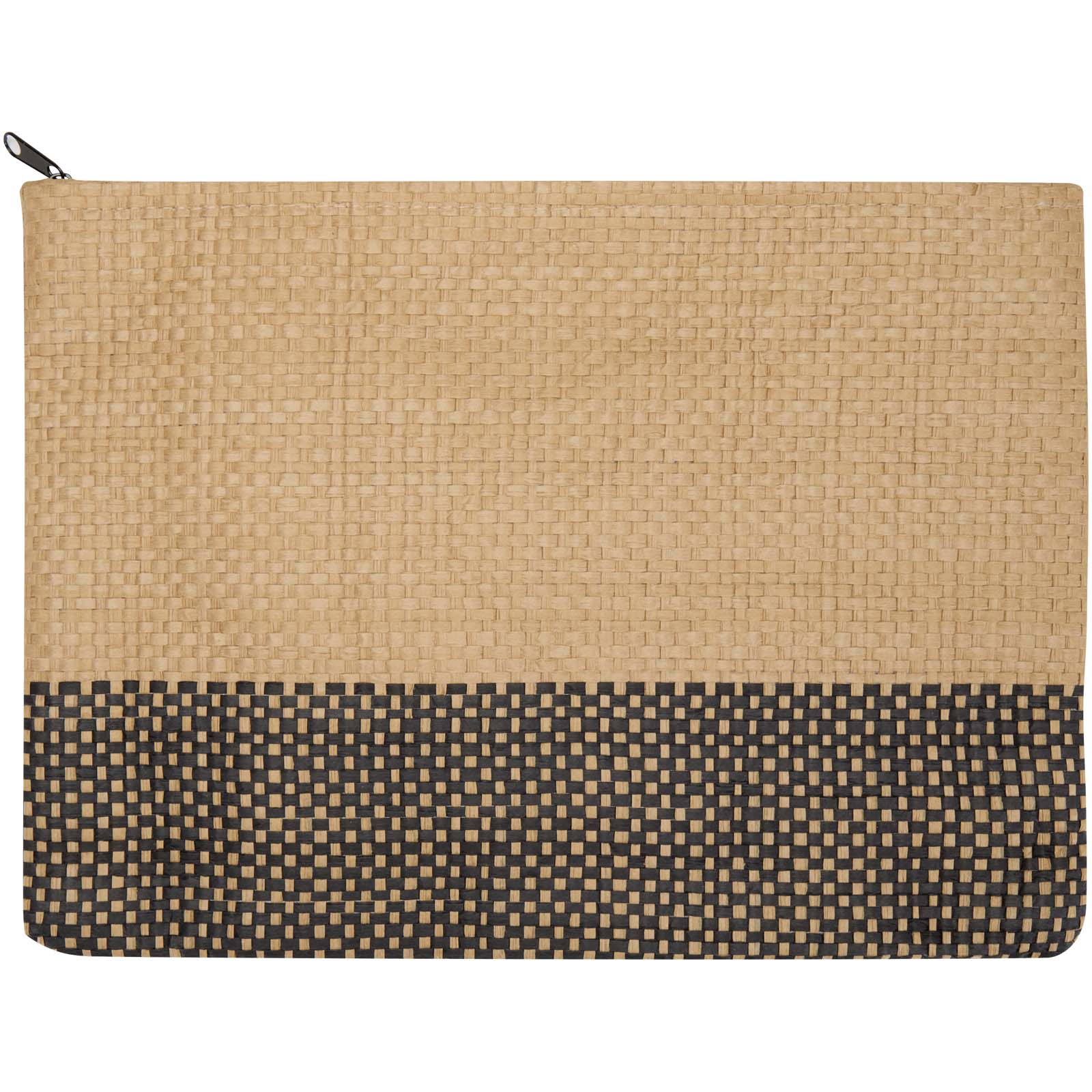 Rhythm Strohpapier Beutel mit Reißverschluss, 3 l schwarz