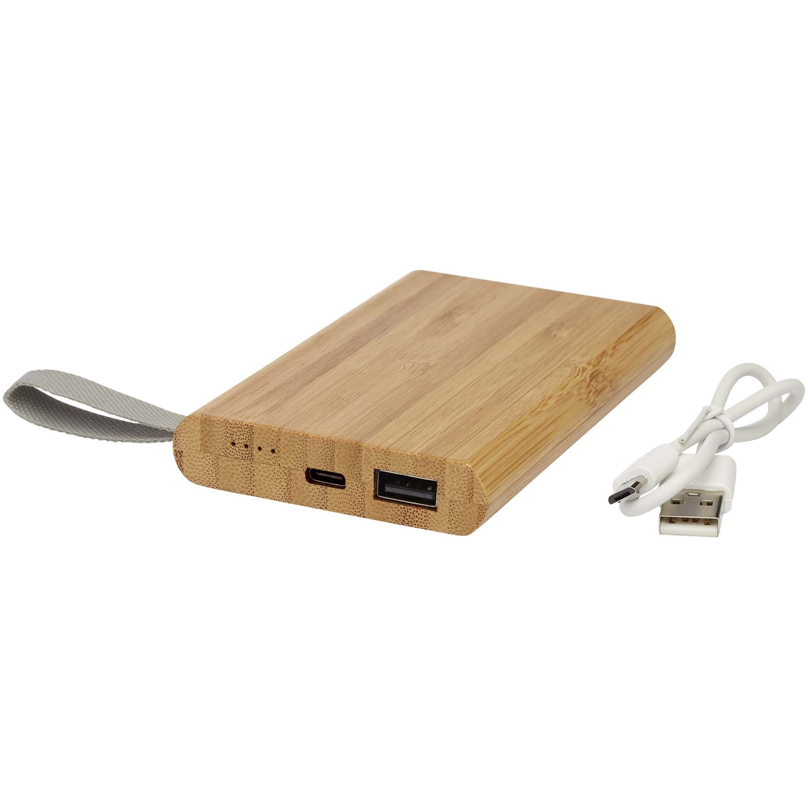 Tulda 5000 mAh Powerbank aus Bambus natur