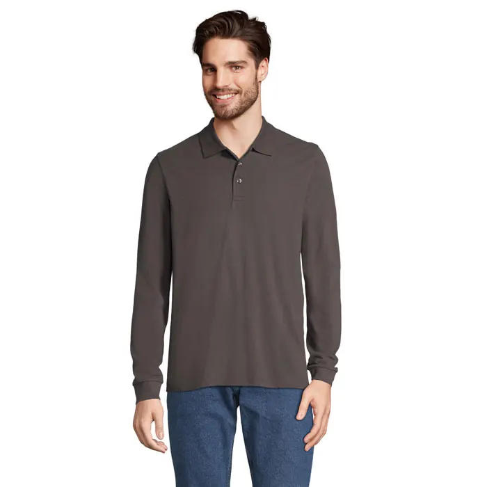 Unisex-Langarm-Poloshirt 200 Prime