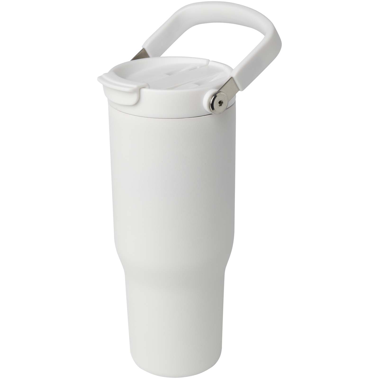 Bronx 900 ml RCS-zertifizierter Kupfer-Vakuum Isolierbecher aus Edelstahl mit Doppelfunktionsdeckel weiss