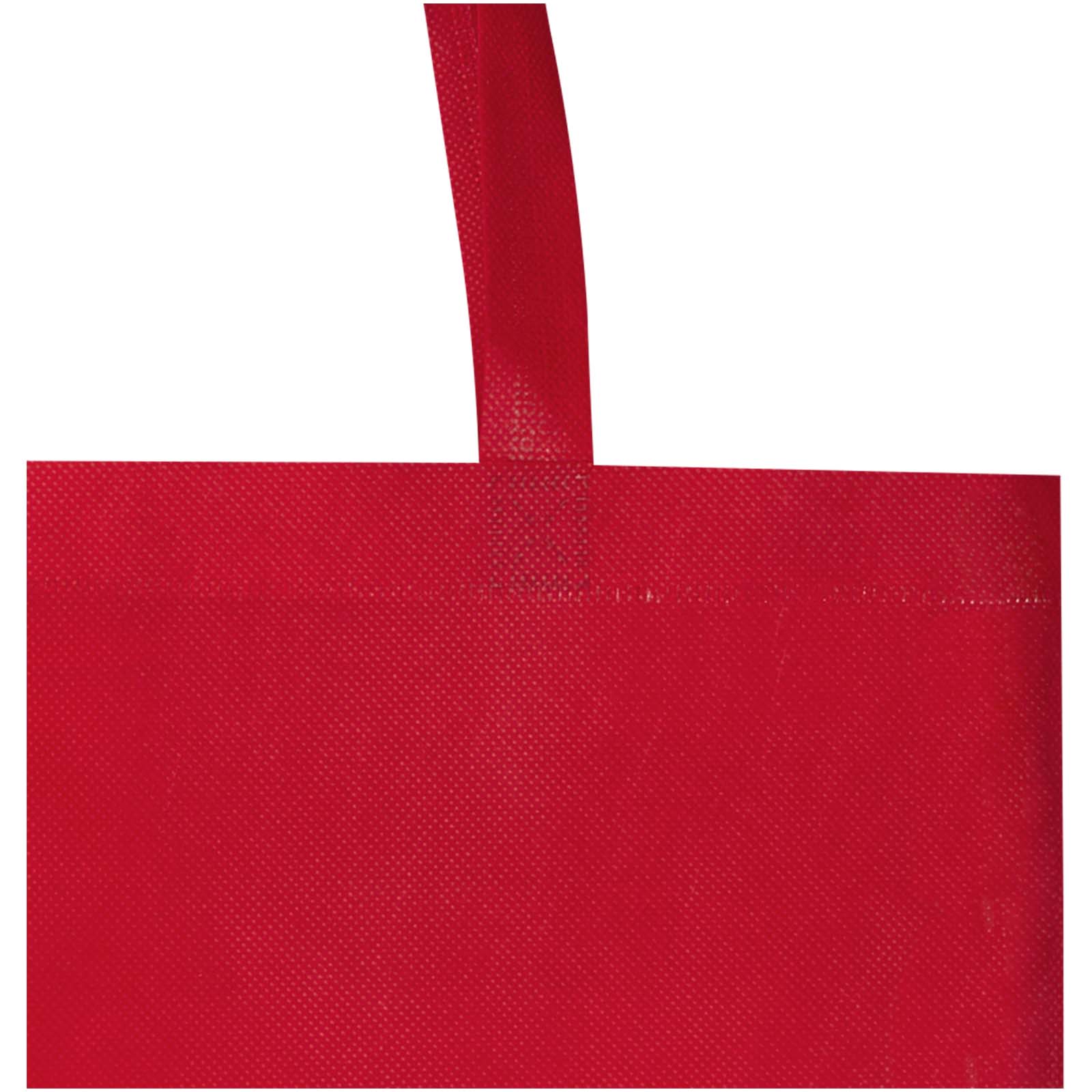 EcoSeal GRS-recycelte Nonwoven Tragetasche mit Zeitenfalten 12 L rot