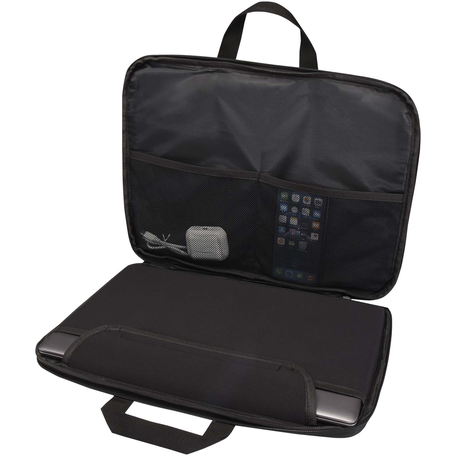 Libra 14” 2-in-1-Laptoptasche aus recyceltem GRS-Material 3 L heather navy