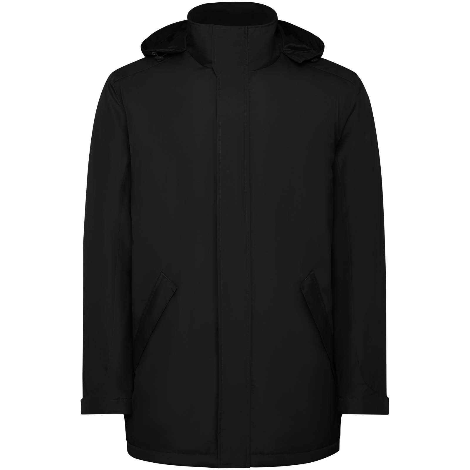 America wattierter Parka für Herren schwarz