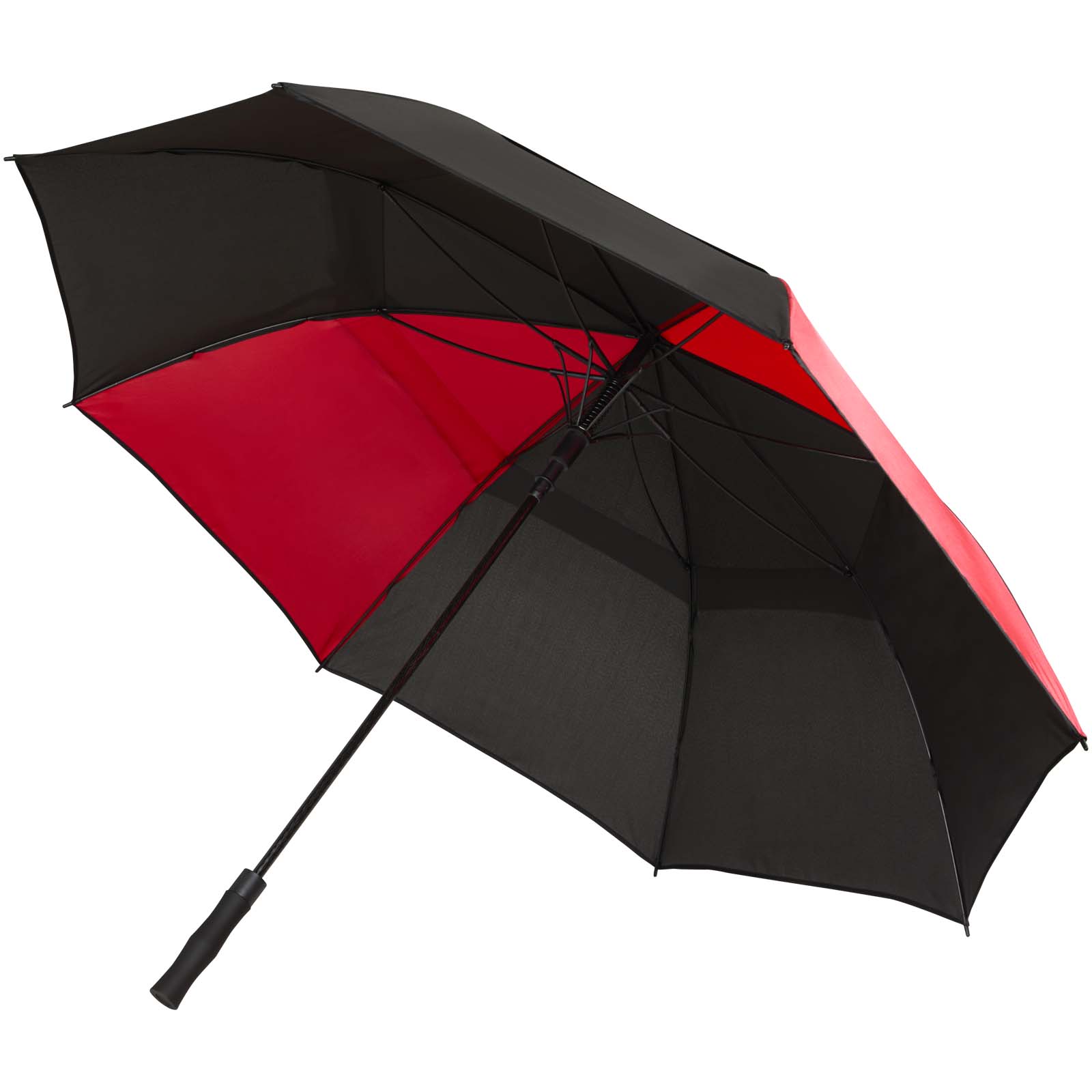Jeff 30" Golf-Sturmschirm rot