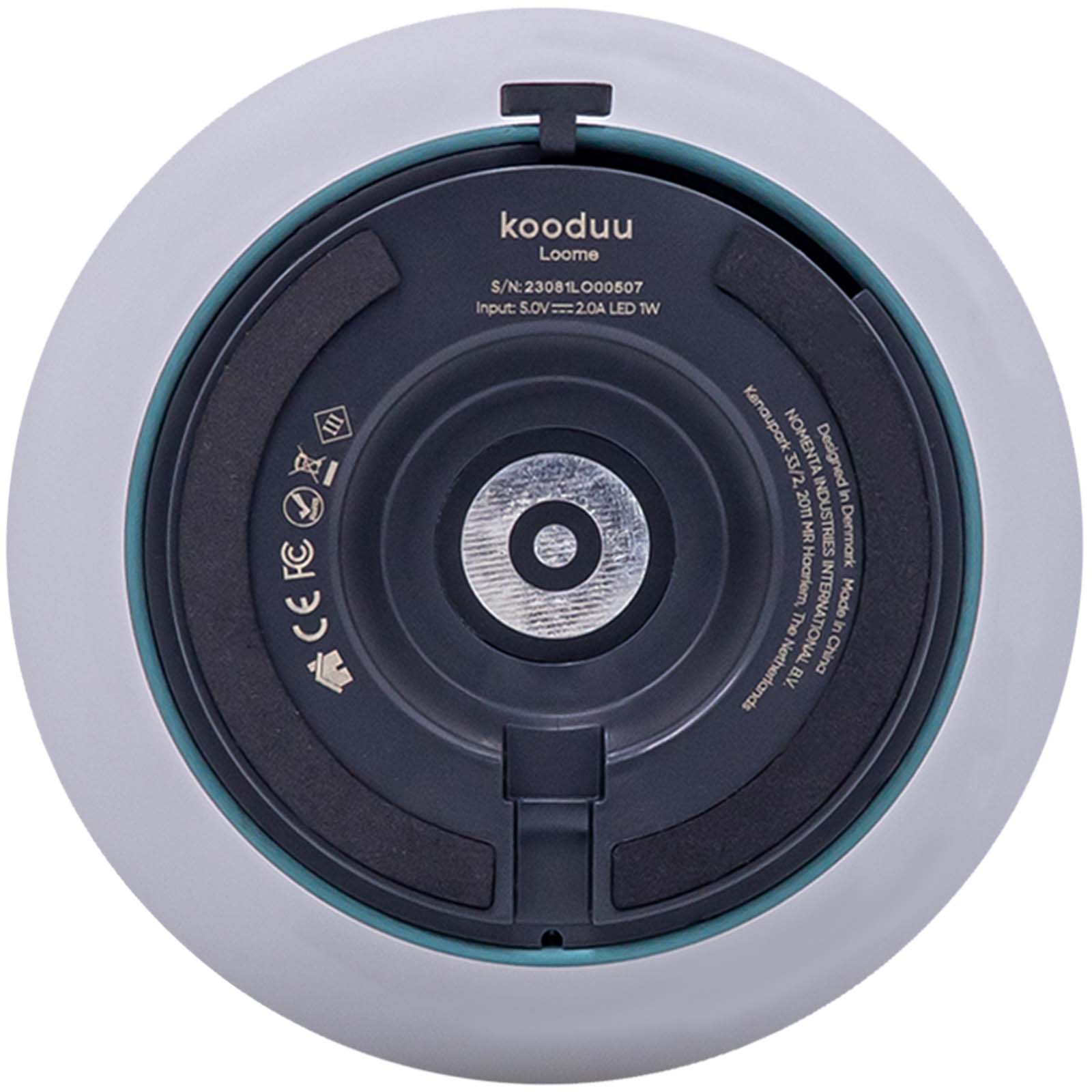 Kooduu Loome Tragbare Leuchte teal grün